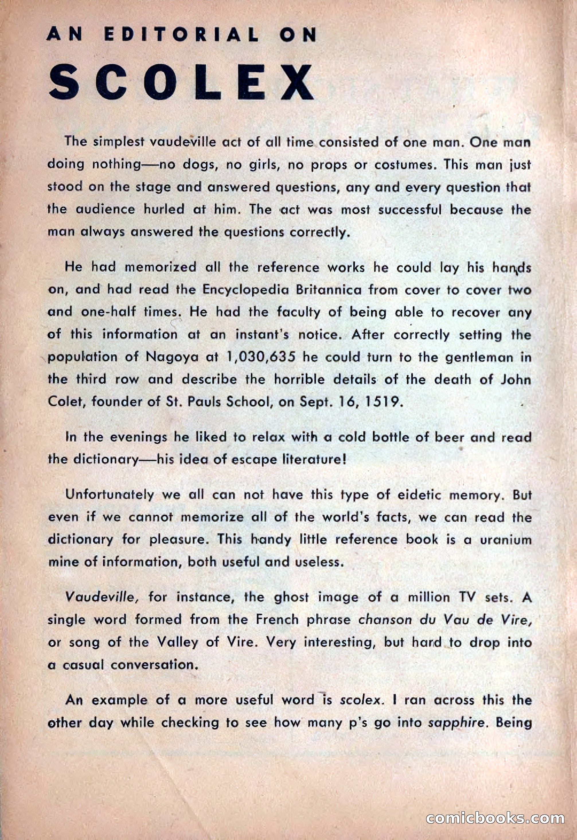 Science Fiction Adventures, December 1953 — page 6 of 164