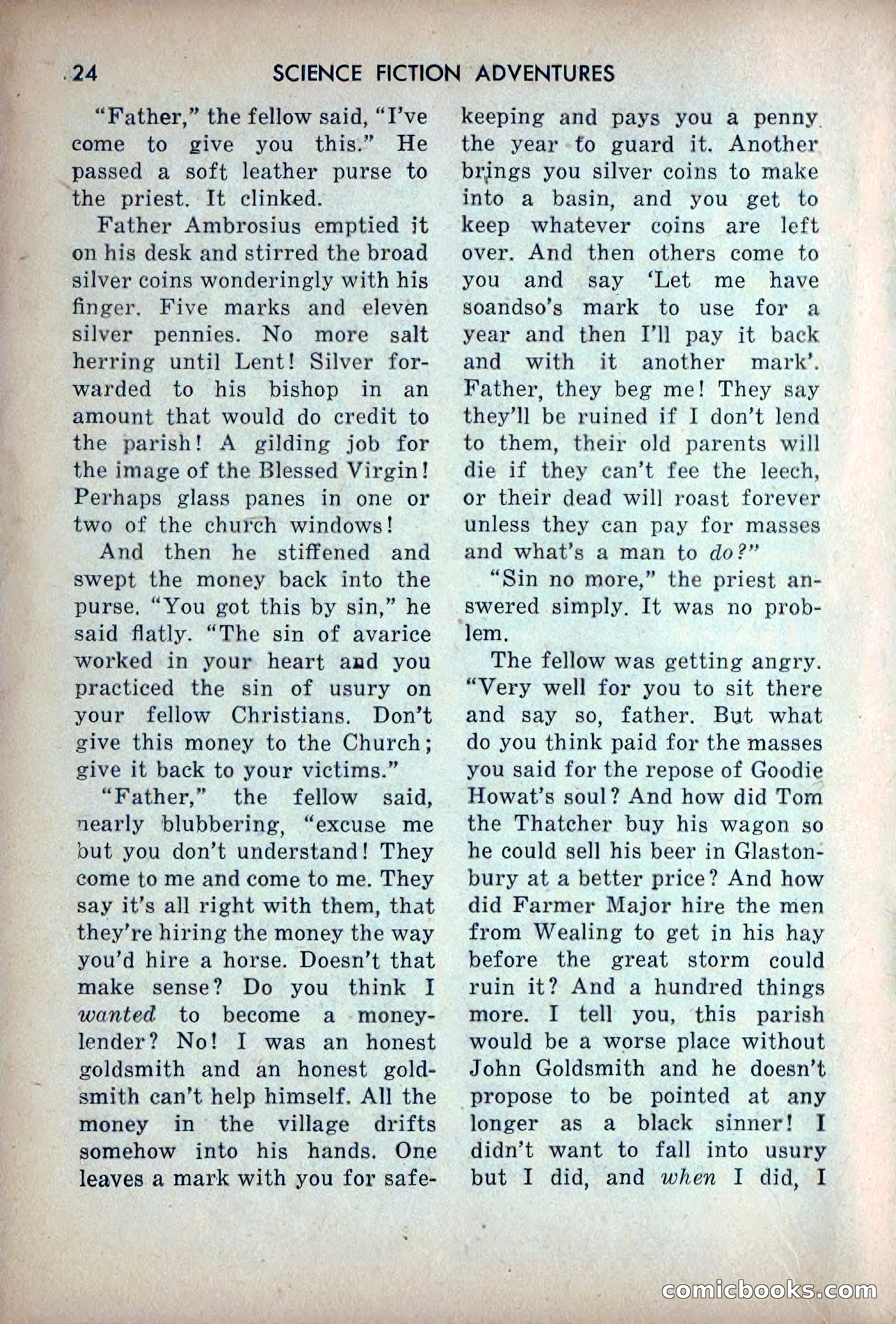 Science Fiction Adventures, December 1953 — page 26 of 164