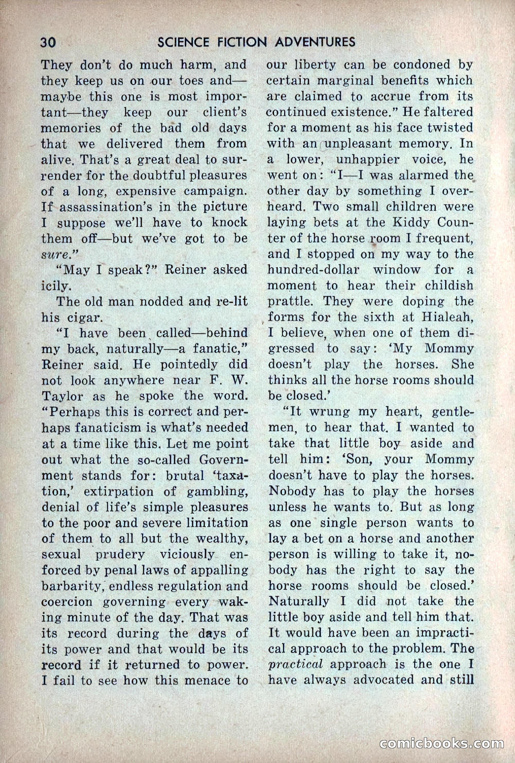 Science Fiction Adventures, December 1953 — page 32 of 164