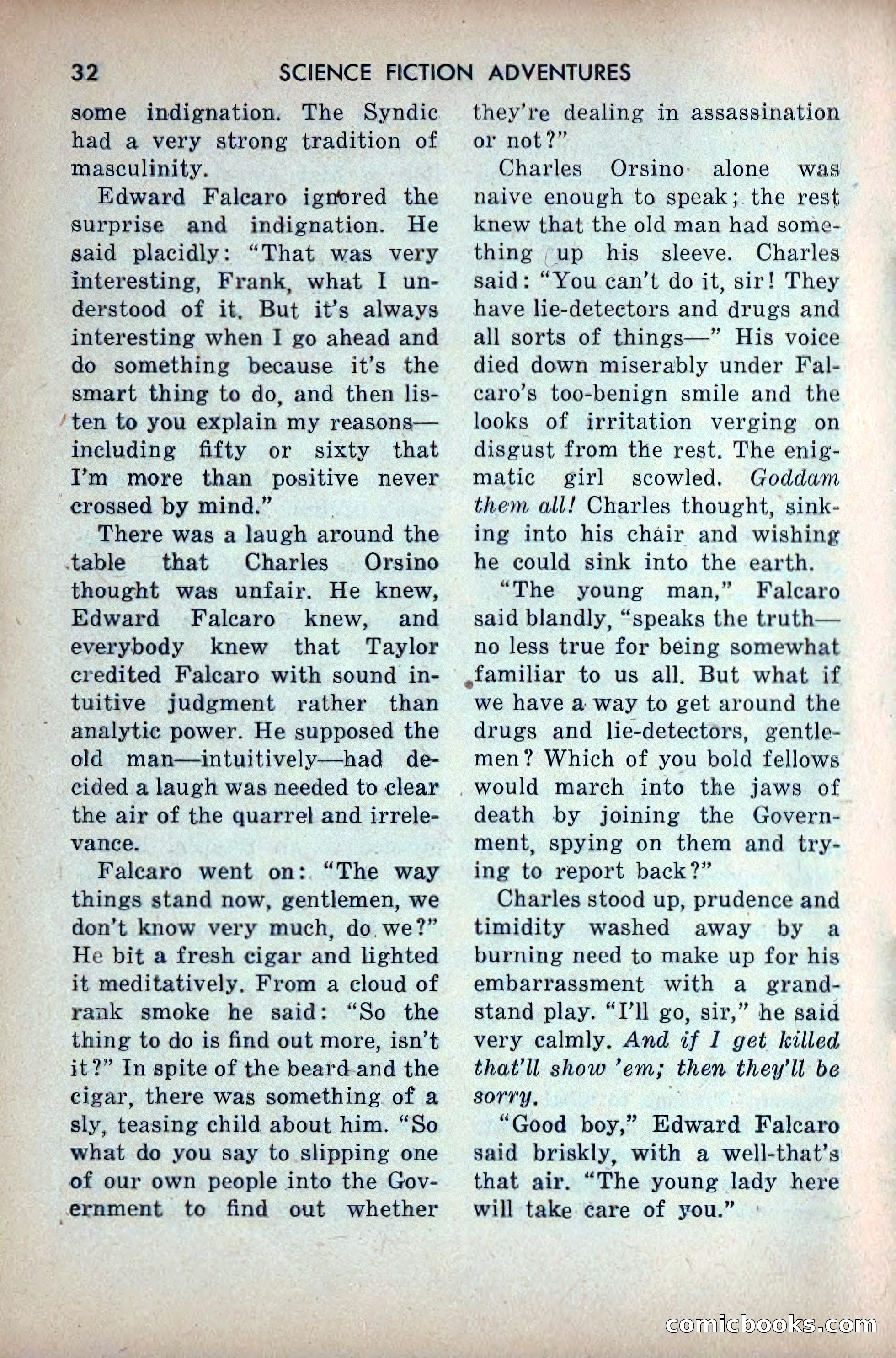 Science Fiction Adventures, December 1953 — page 34 of 164