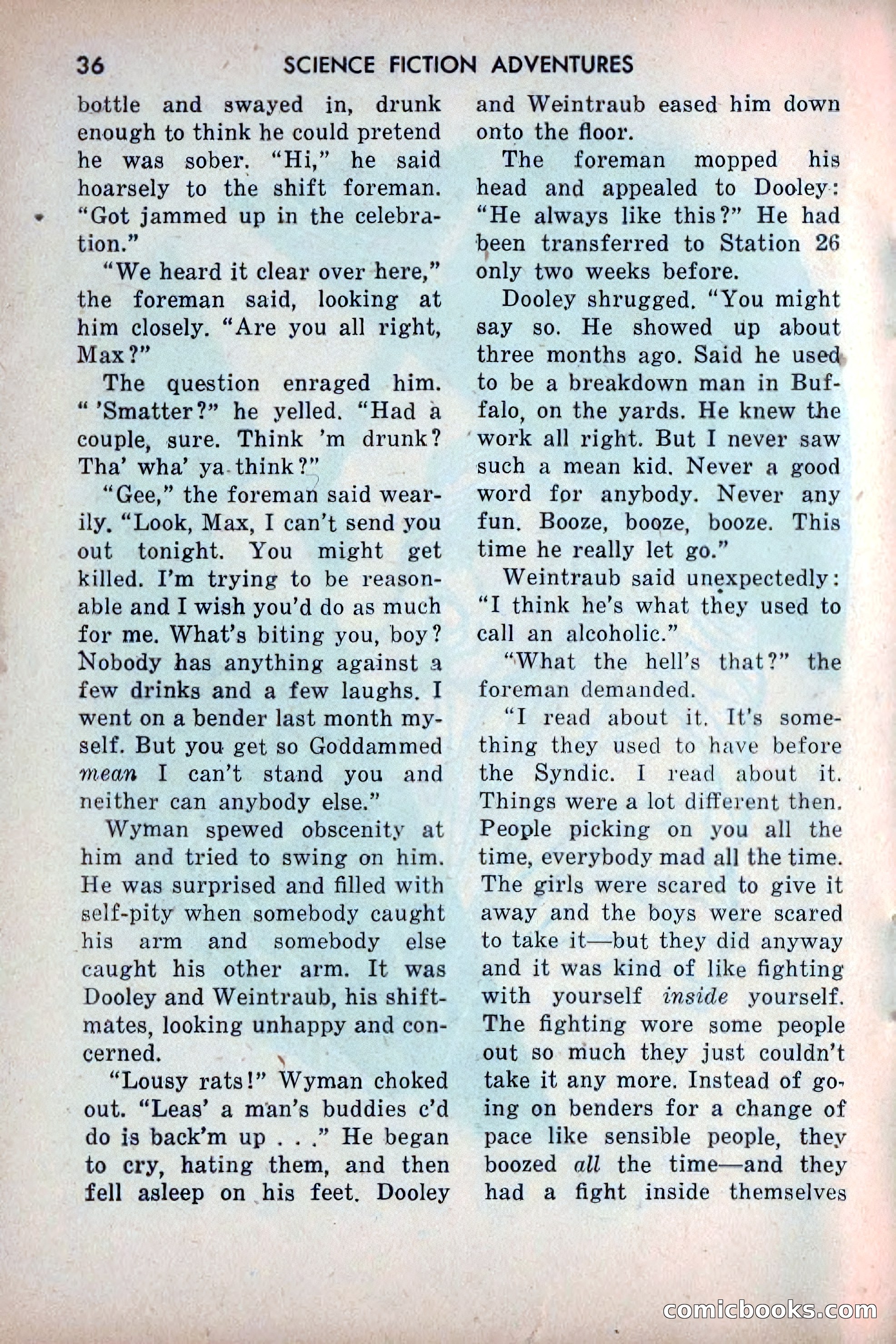 Science Fiction Adventures, December 1953 — page 38 of 164