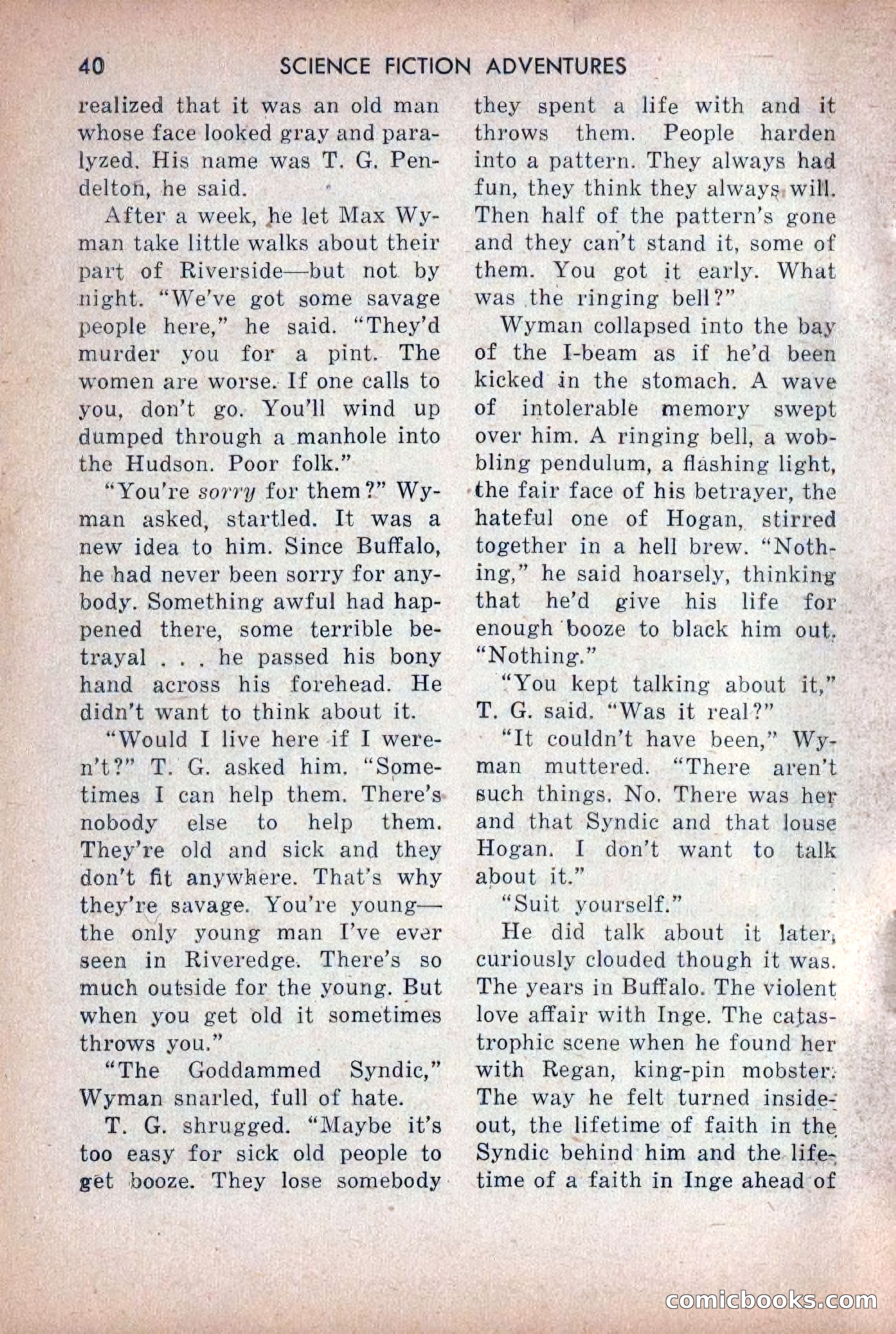 Science Fiction Adventures, December 1953 — page 42 of 164