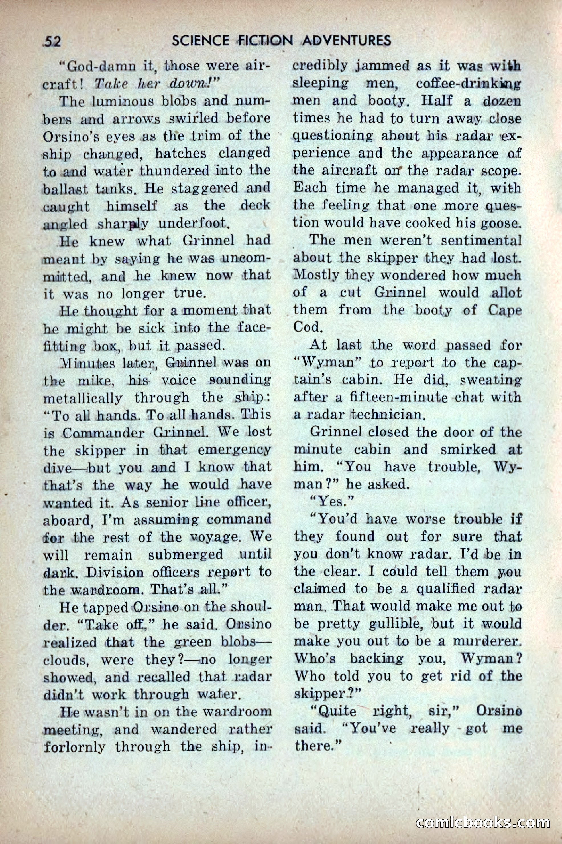Science Fiction Adventures, December 1953 — page 54 of 164