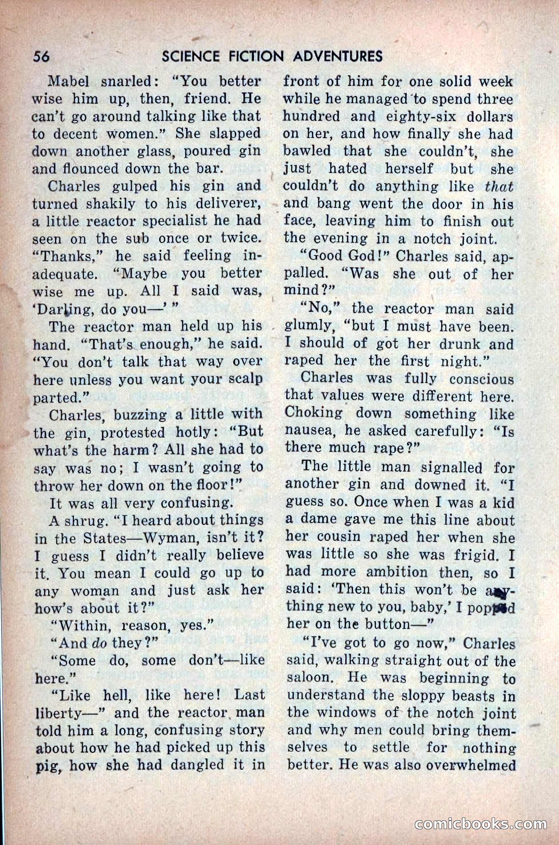 Science Fiction Adventures, December 1953 — page 58 of 164