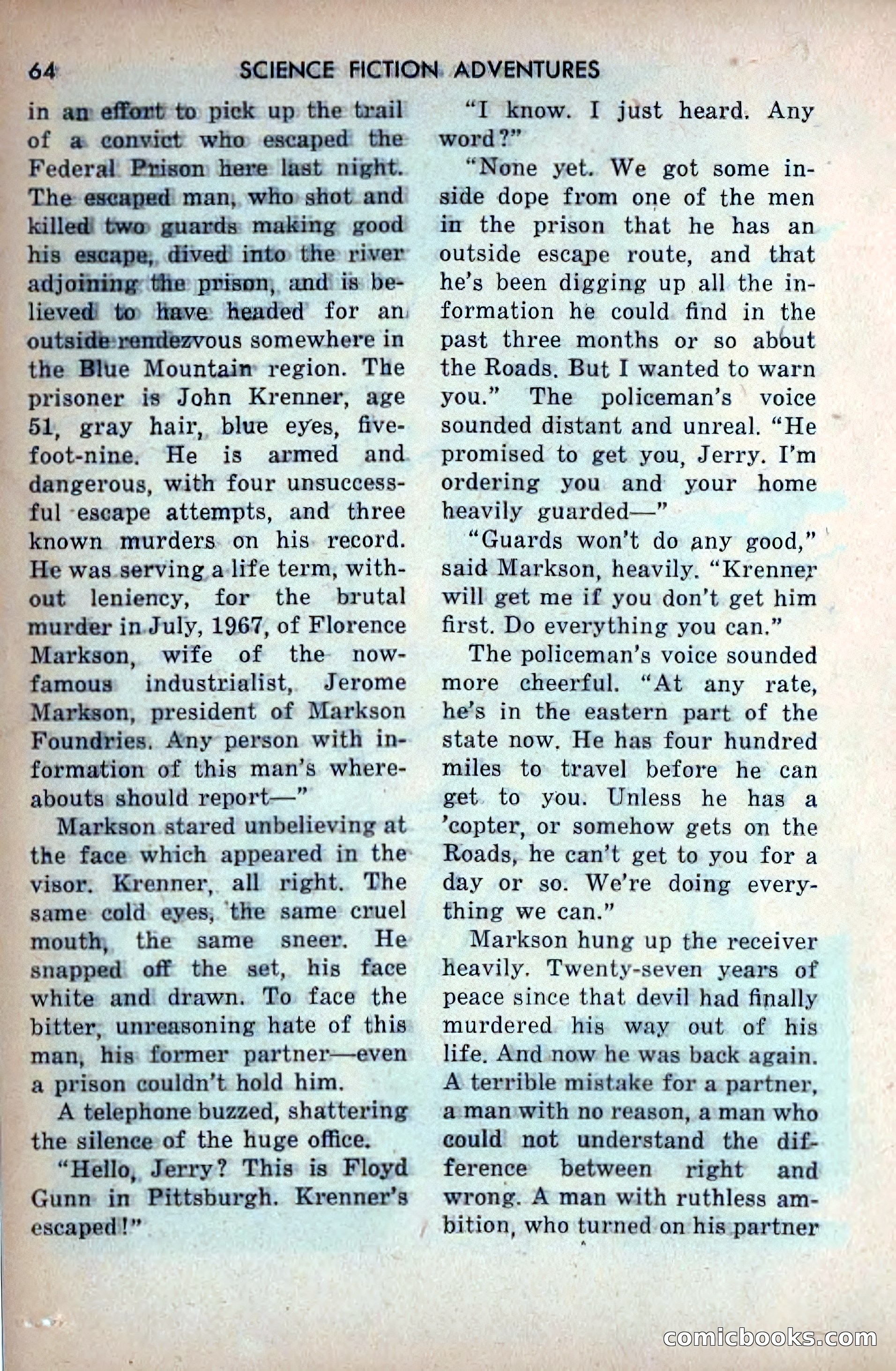 Science Fiction Adventures, December 1953 — page 66 of 164