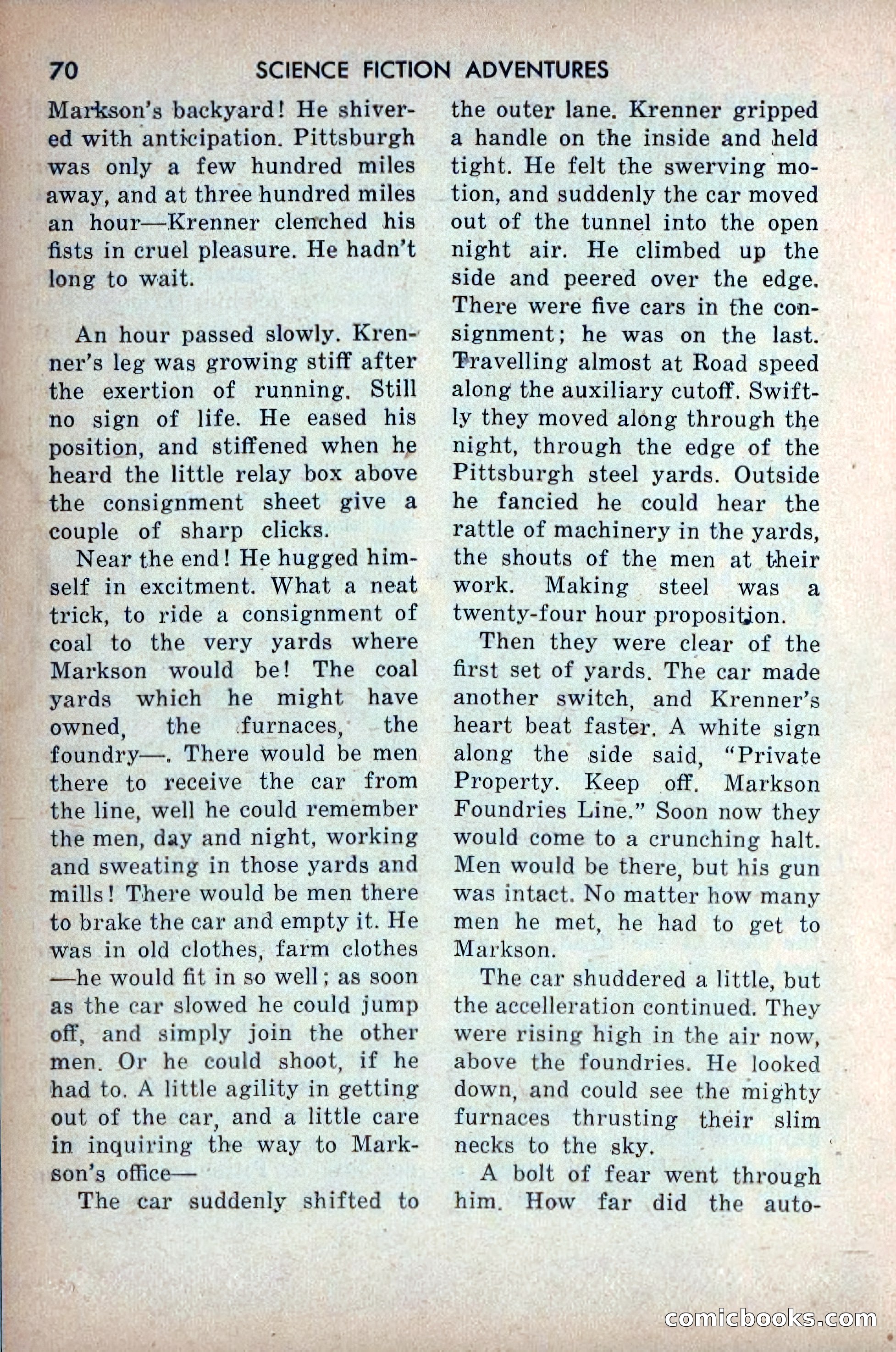 Science Fiction Adventures, December 1953 — page 72 of 164