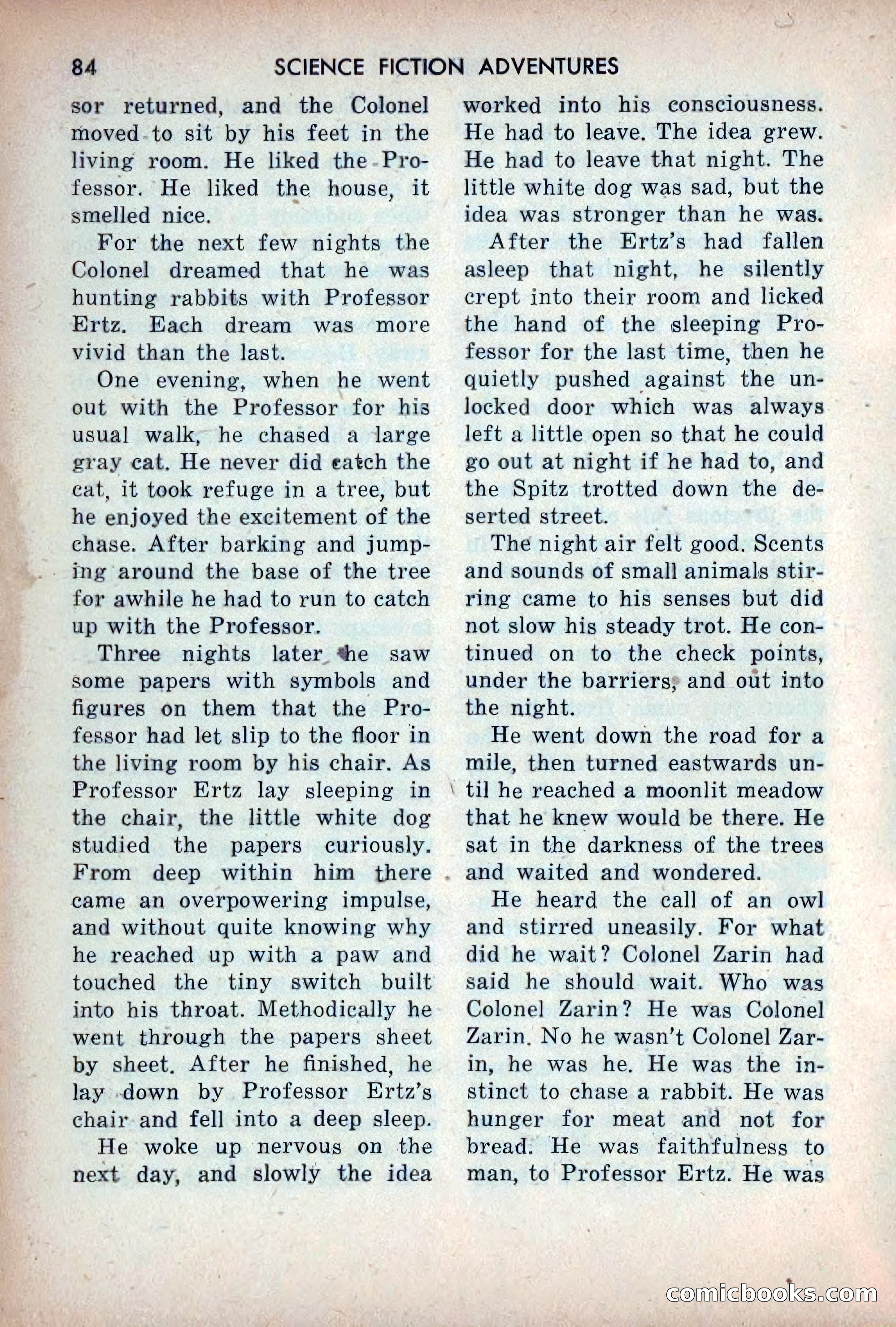 Science Fiction Adventures, December 1953 — page 86 of 164