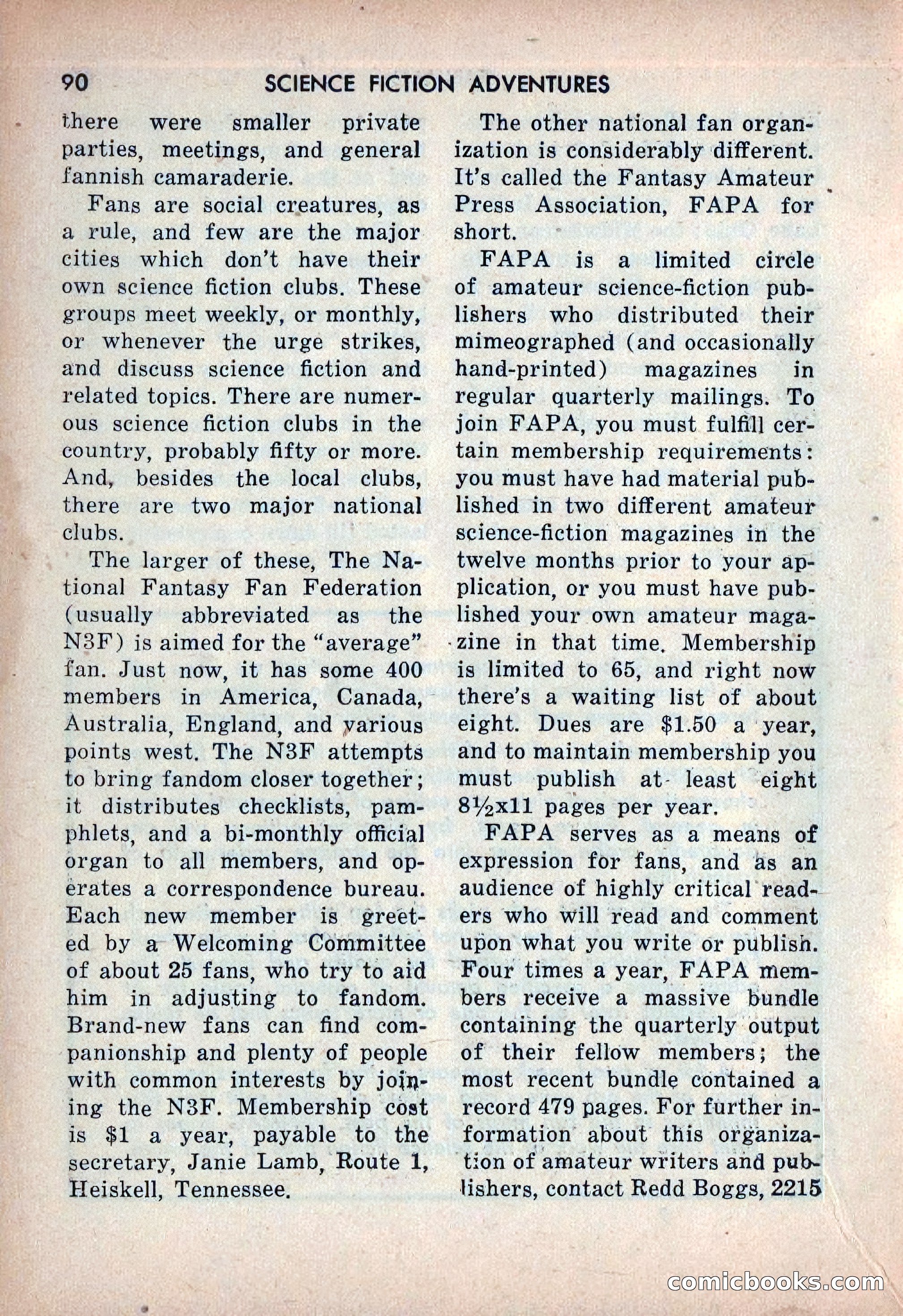 Science Fiction Adventures, December 1953 — page 92 of 164