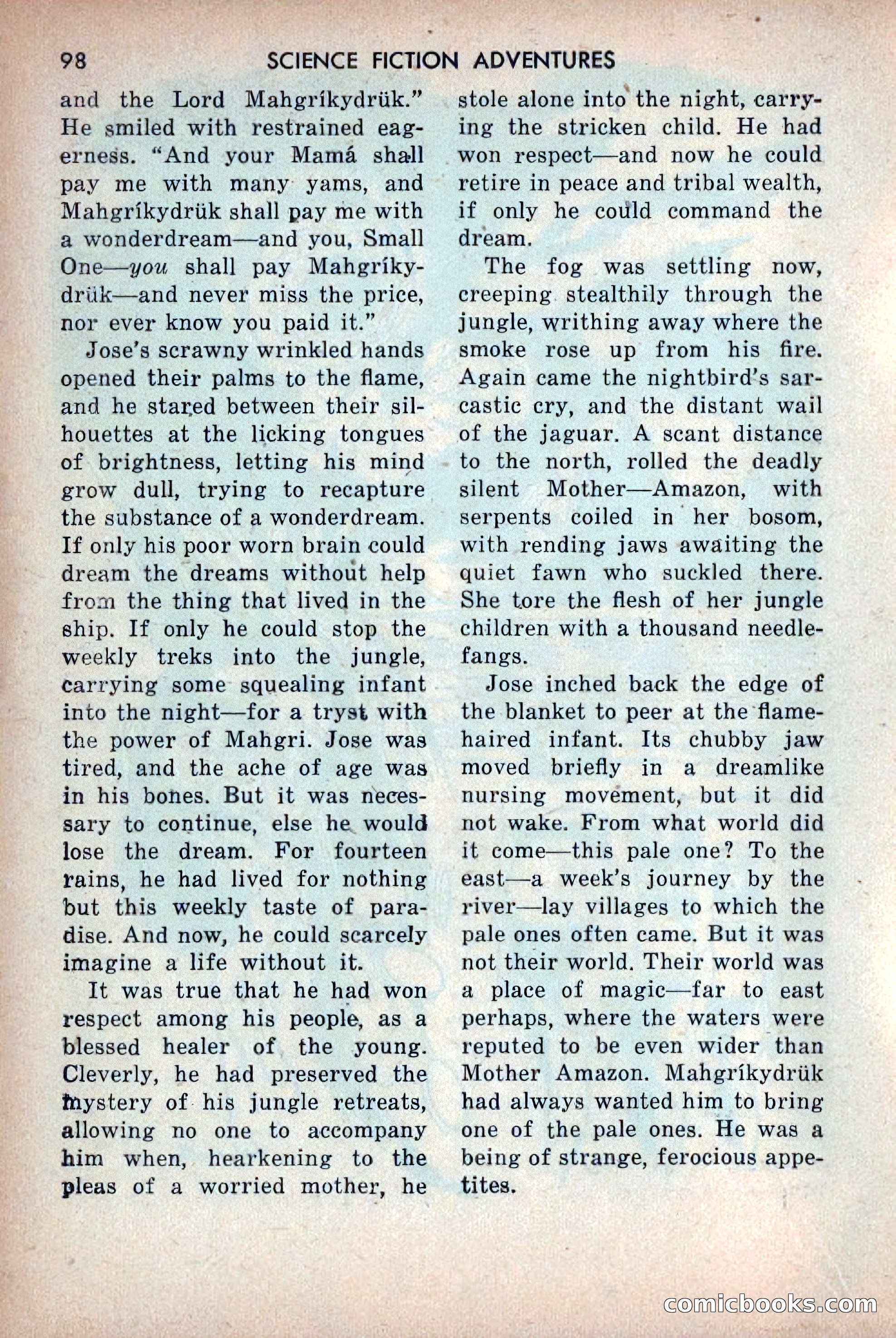 Science Fiction Adventures, December 1953 — page 100 of 164