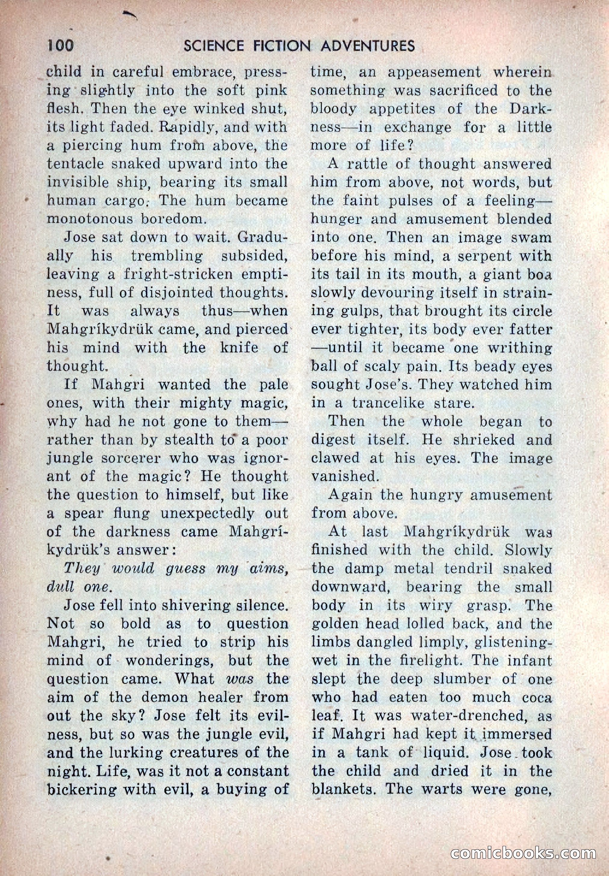 Science Fiction Adventures, December 1953 — page 102 of 164