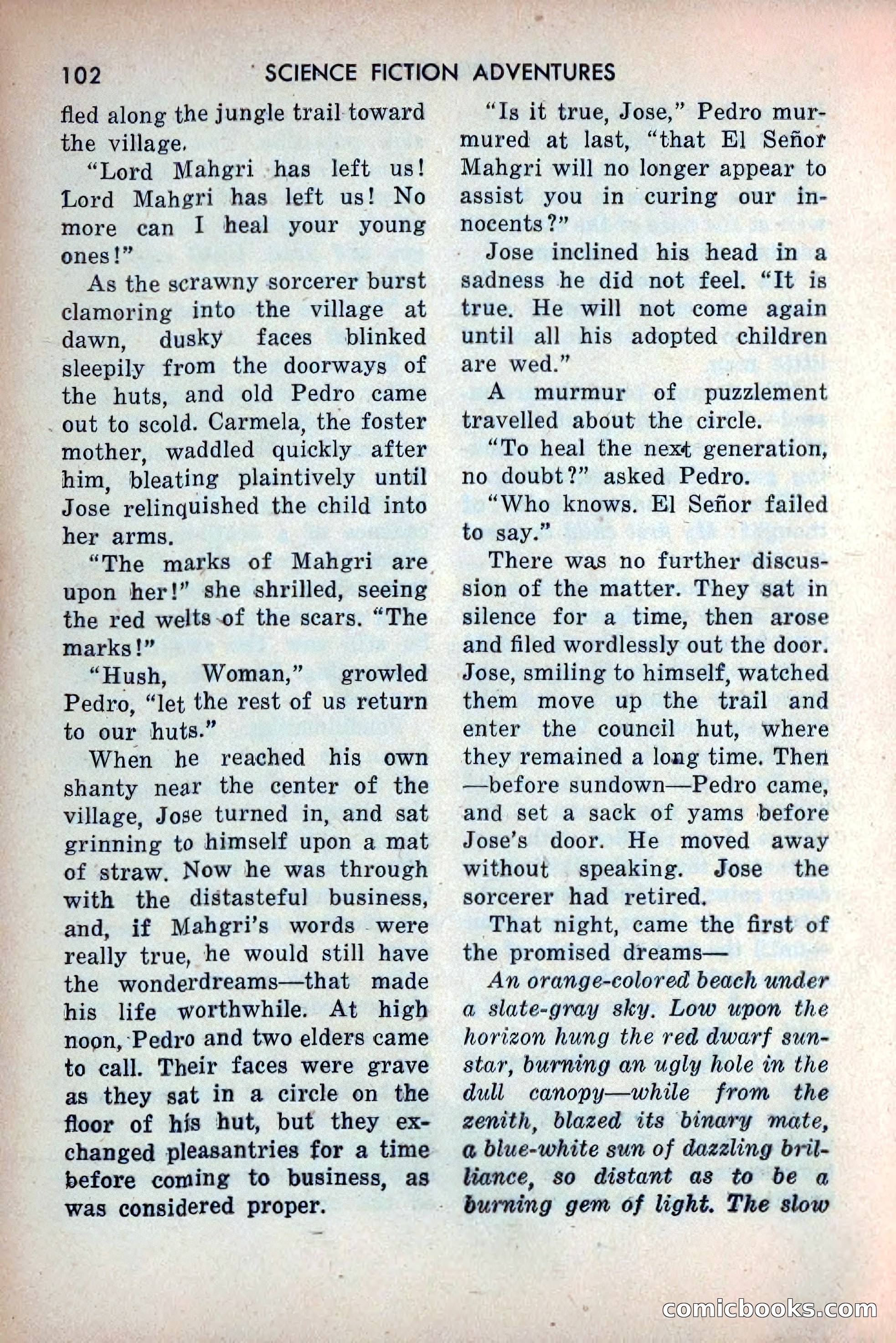 Science Fiction Adventures, December 1953 — page 104 of 164