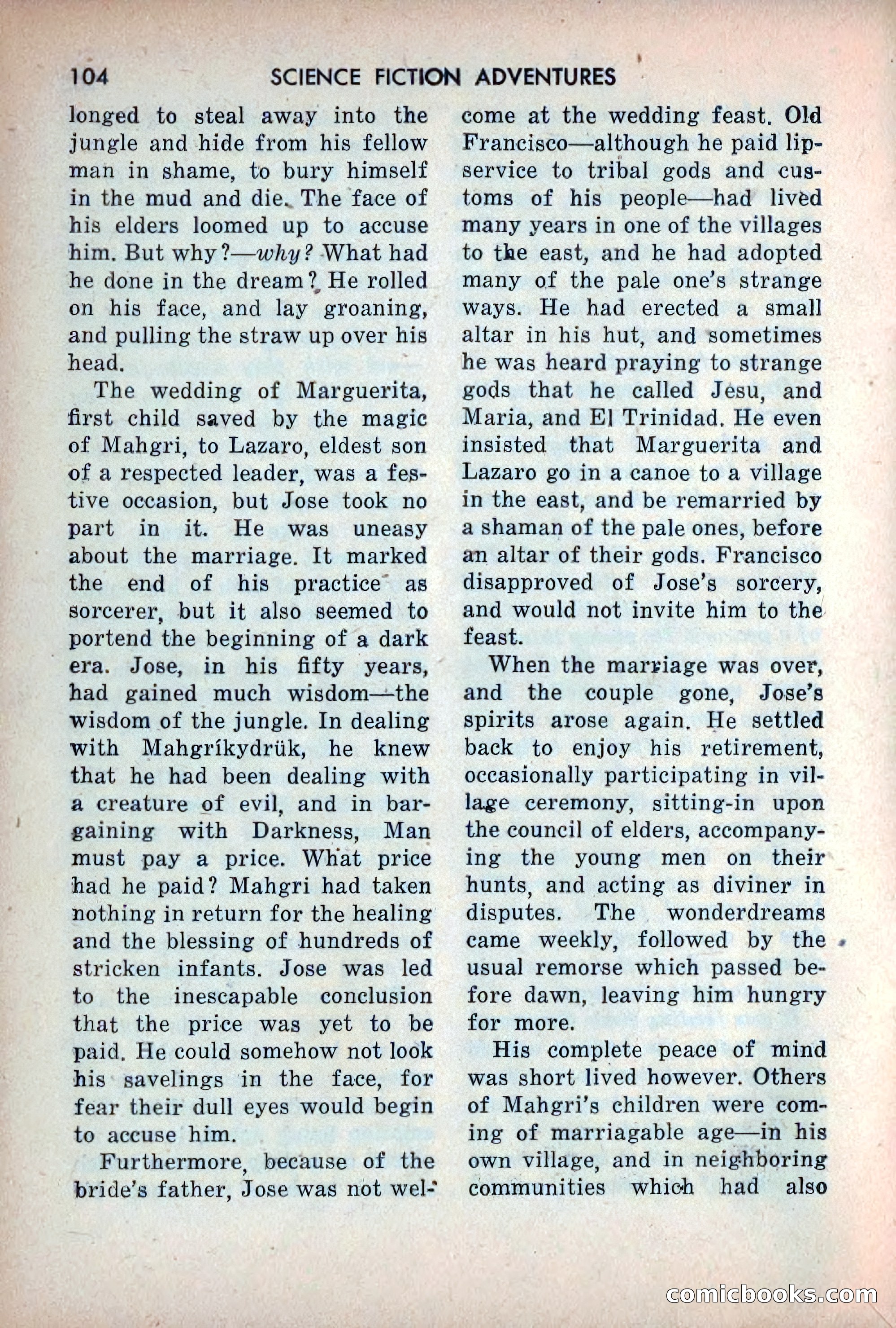 Science Fiction Adventures, December 1953 — page 106 of 164