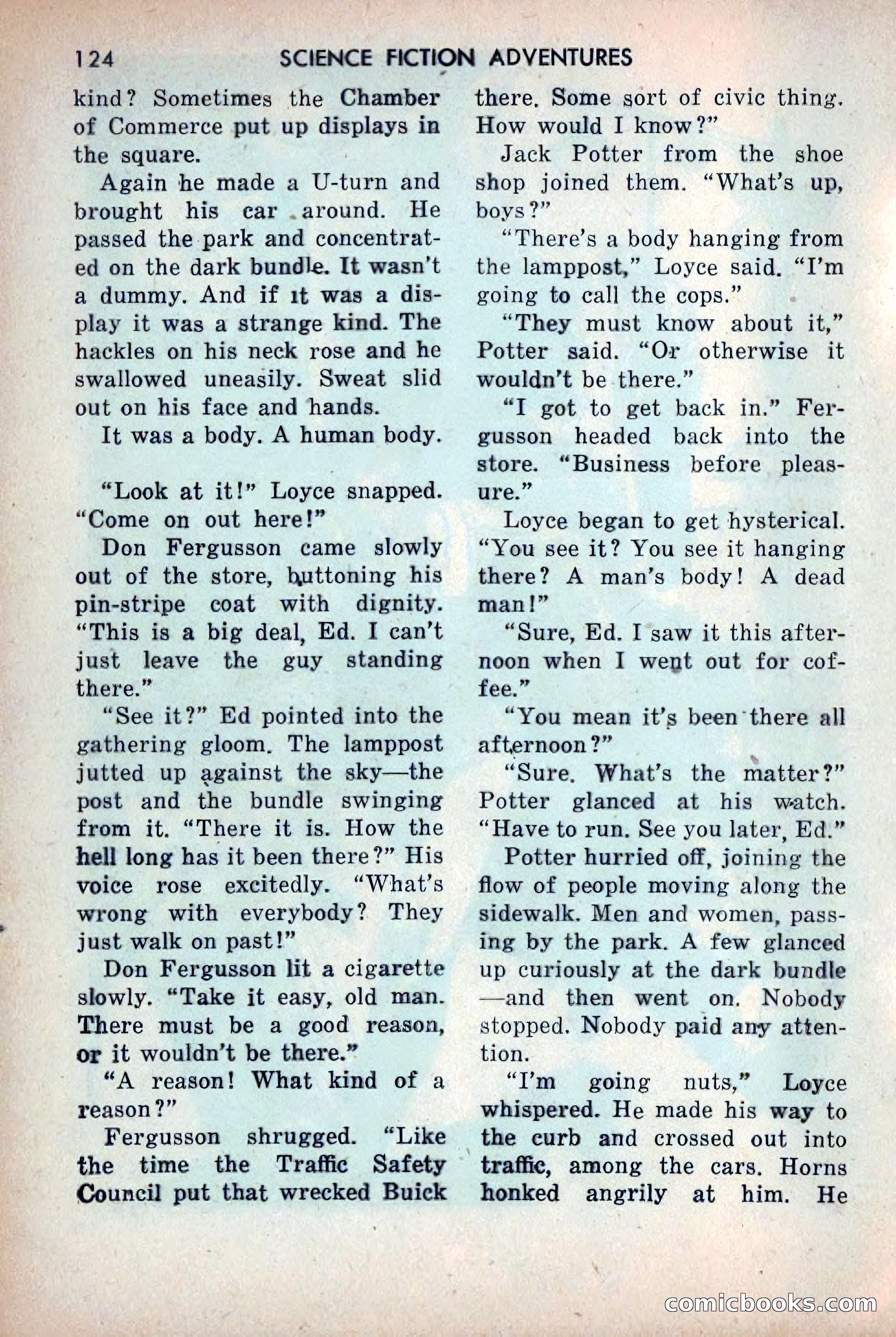 Science Fiction Adventures, December 1953 — page 126 of 164