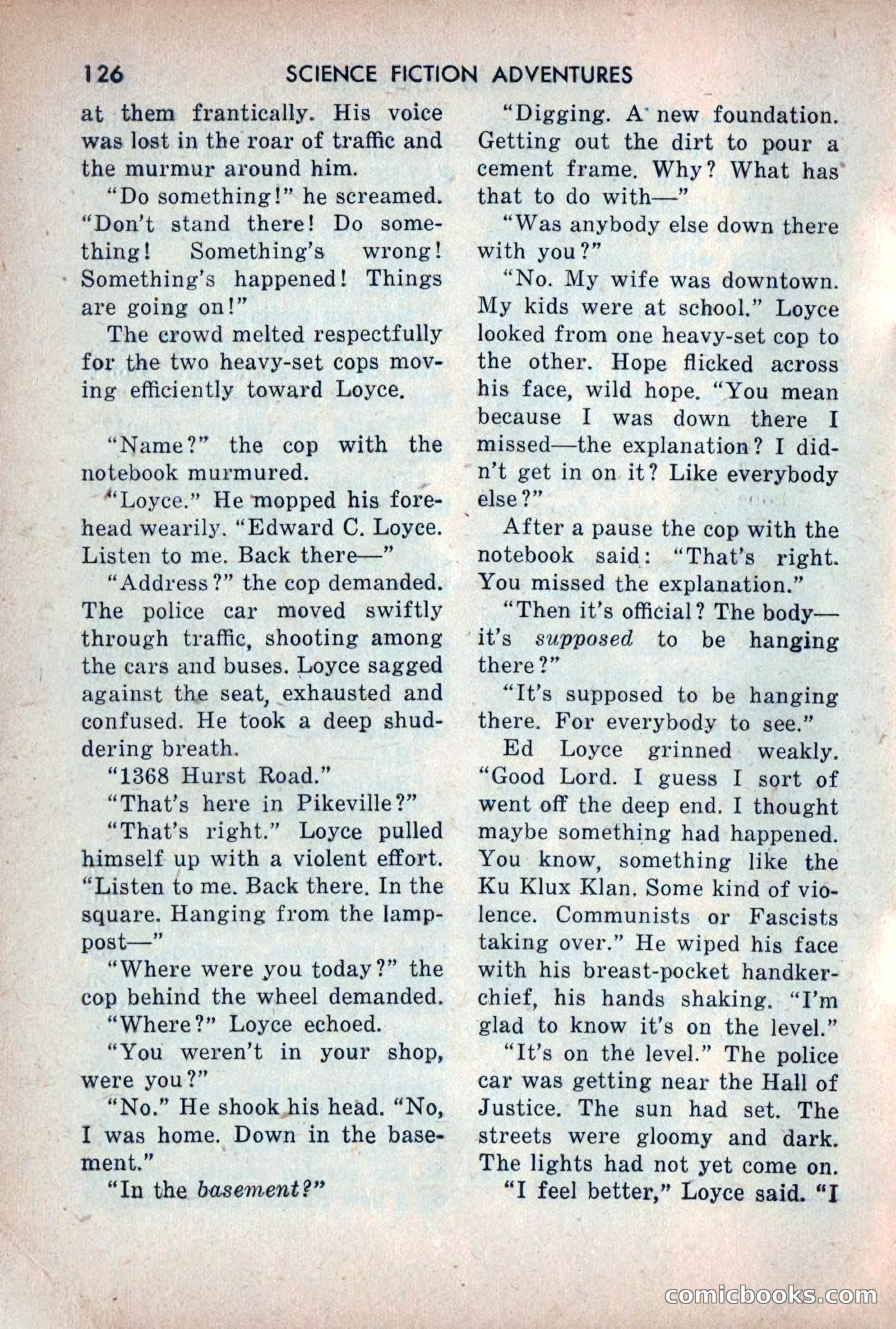 Science Fiction Adventures, December 1953 — page 128 of 164
