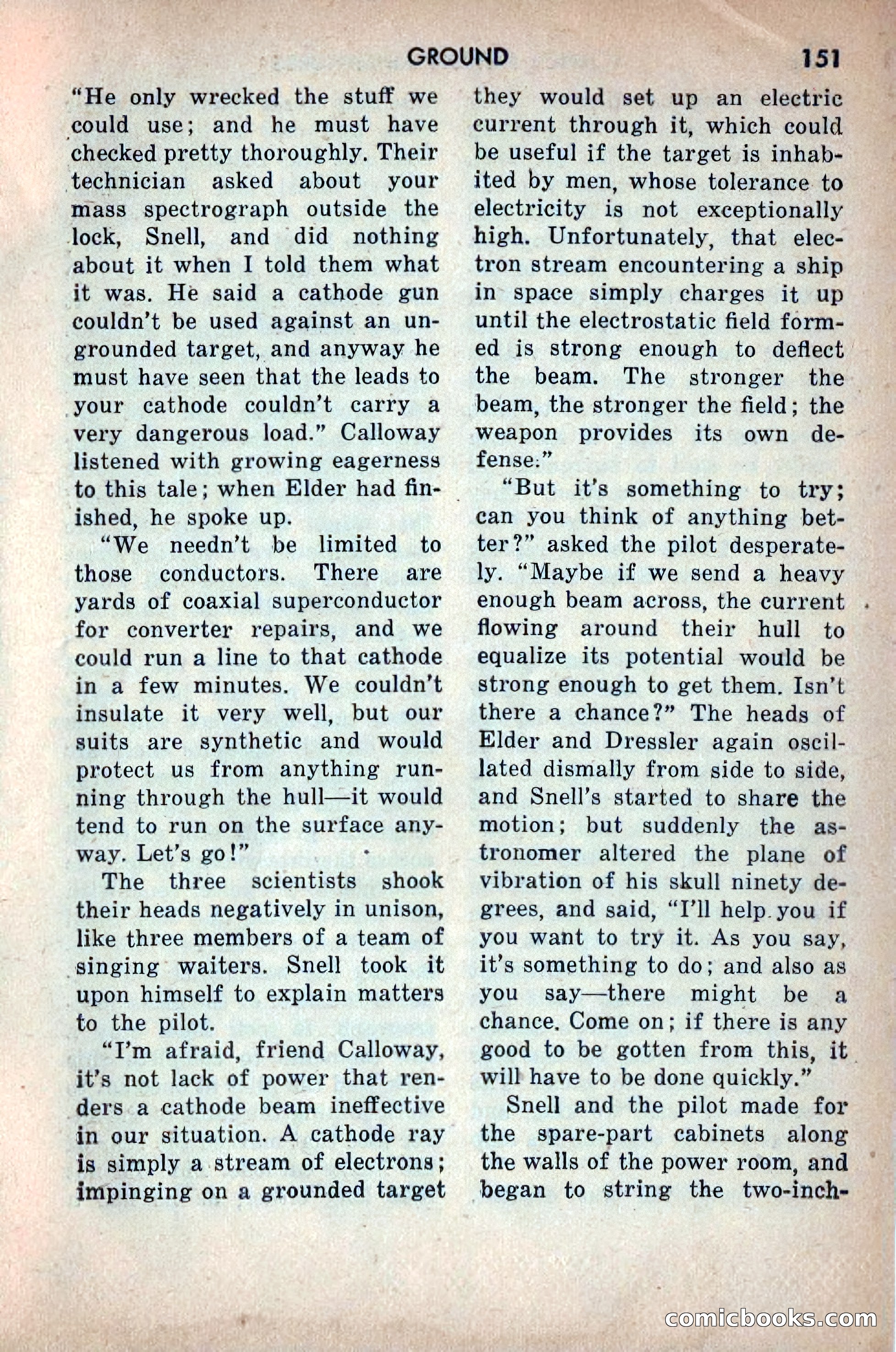 Science Fiction Adventures, December 1953 — page 153 of 164