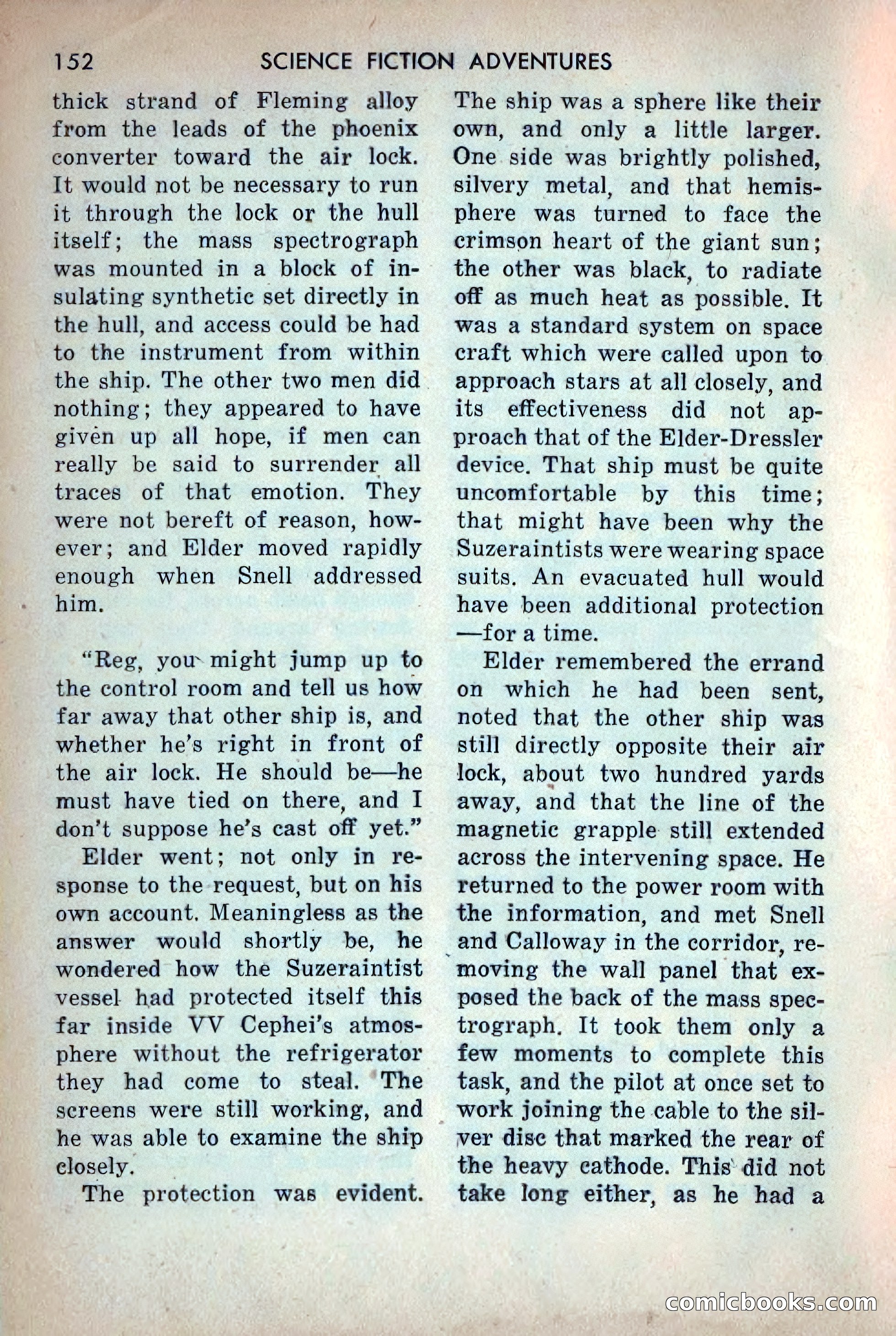 Science Fiction Adventures, December 1953 — page 154 of 164