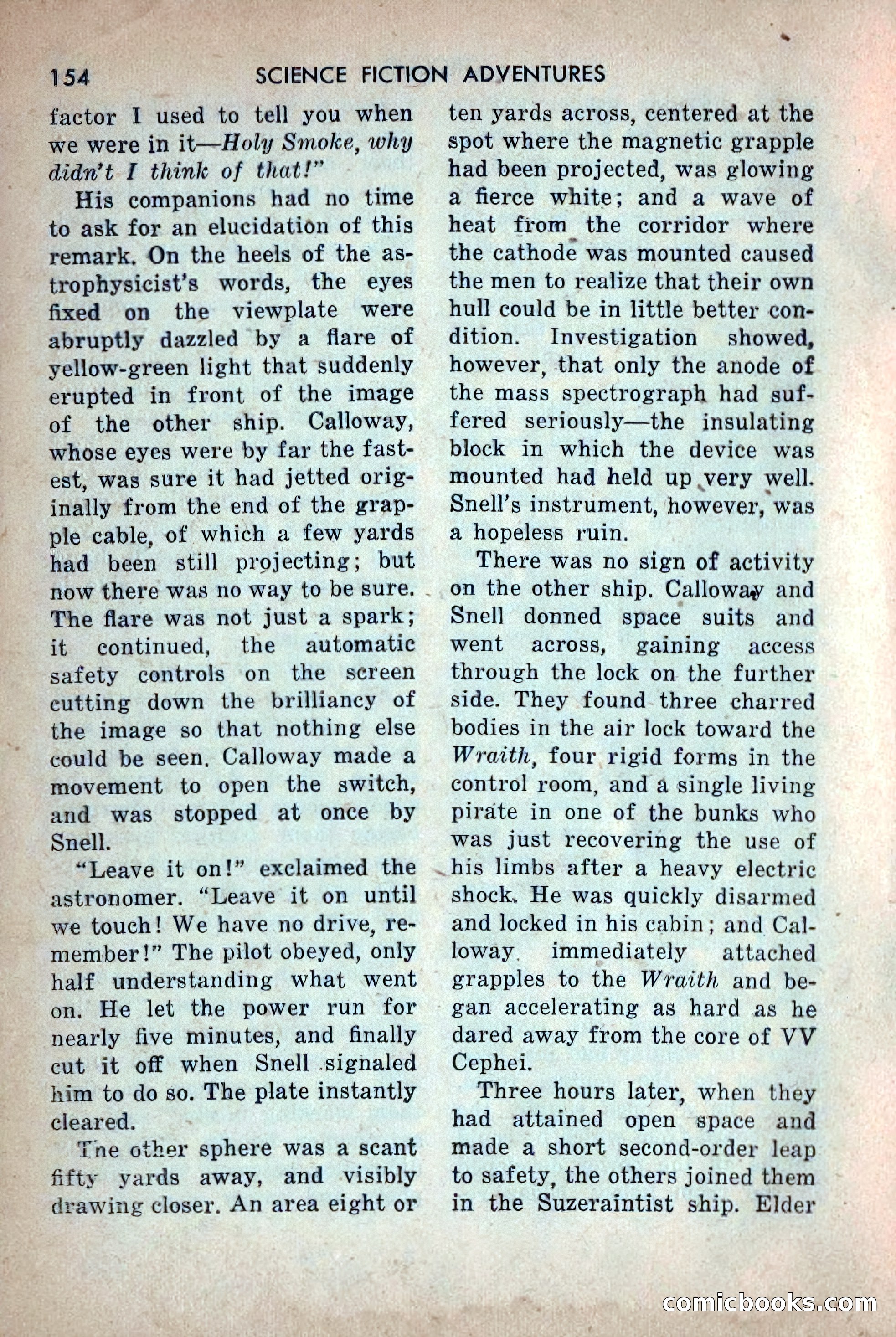 Science Fiction Adventures, December 1953 — page 156 of 164