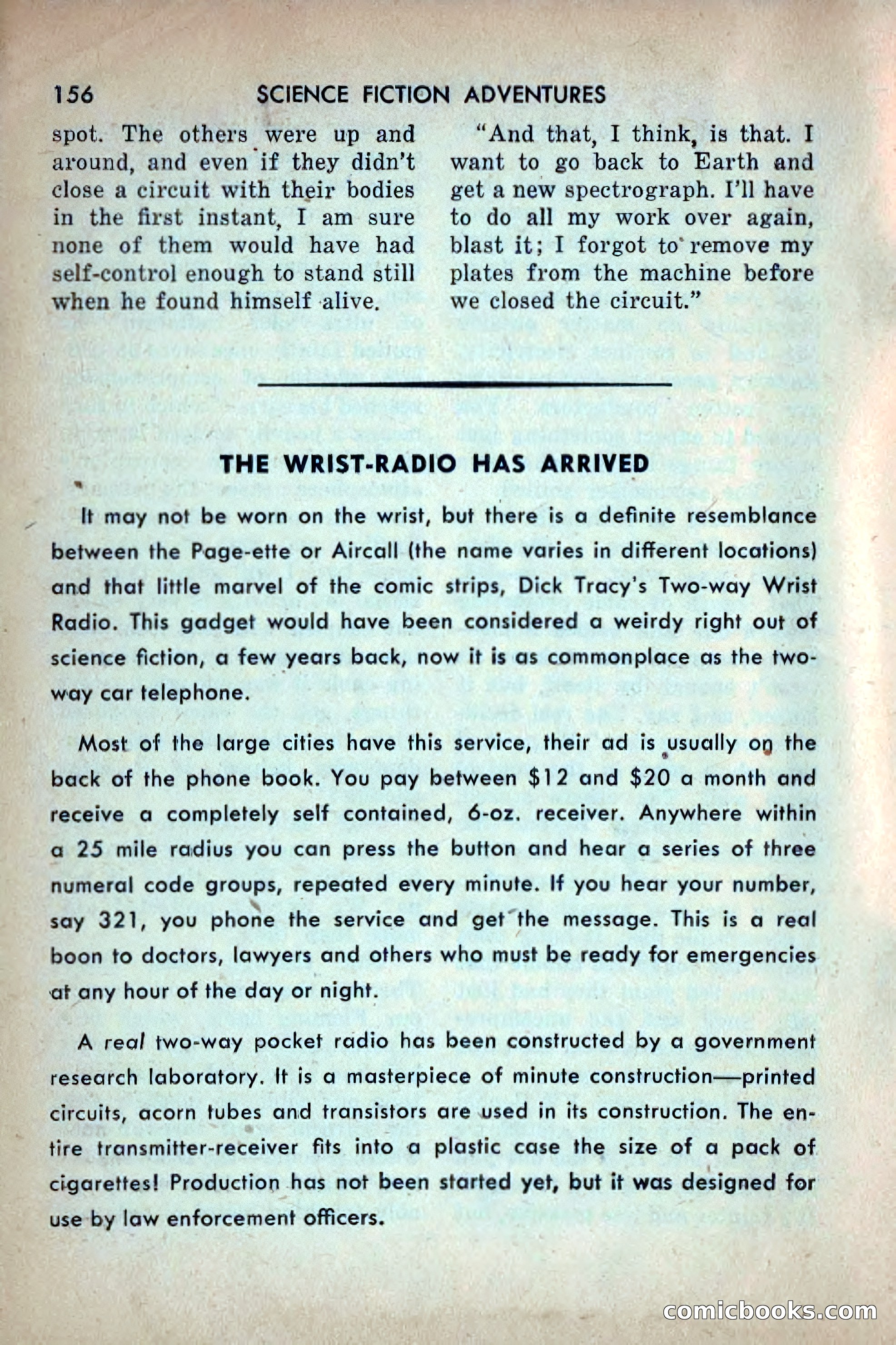 Science Fiction Adventures, December 1953 — page 158 of 164