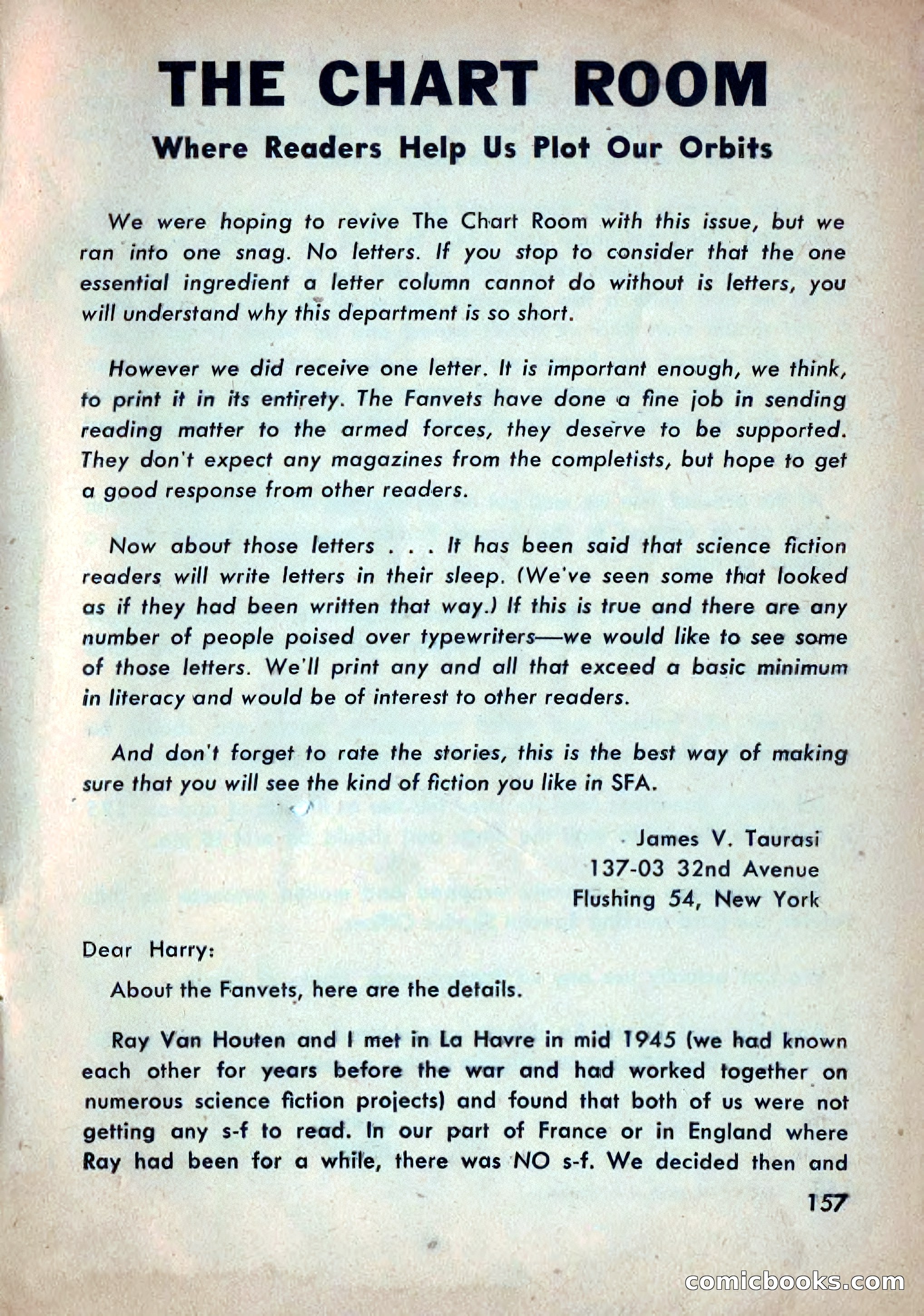 Science Fiction Adventures, December 1953 — page 159 of 164