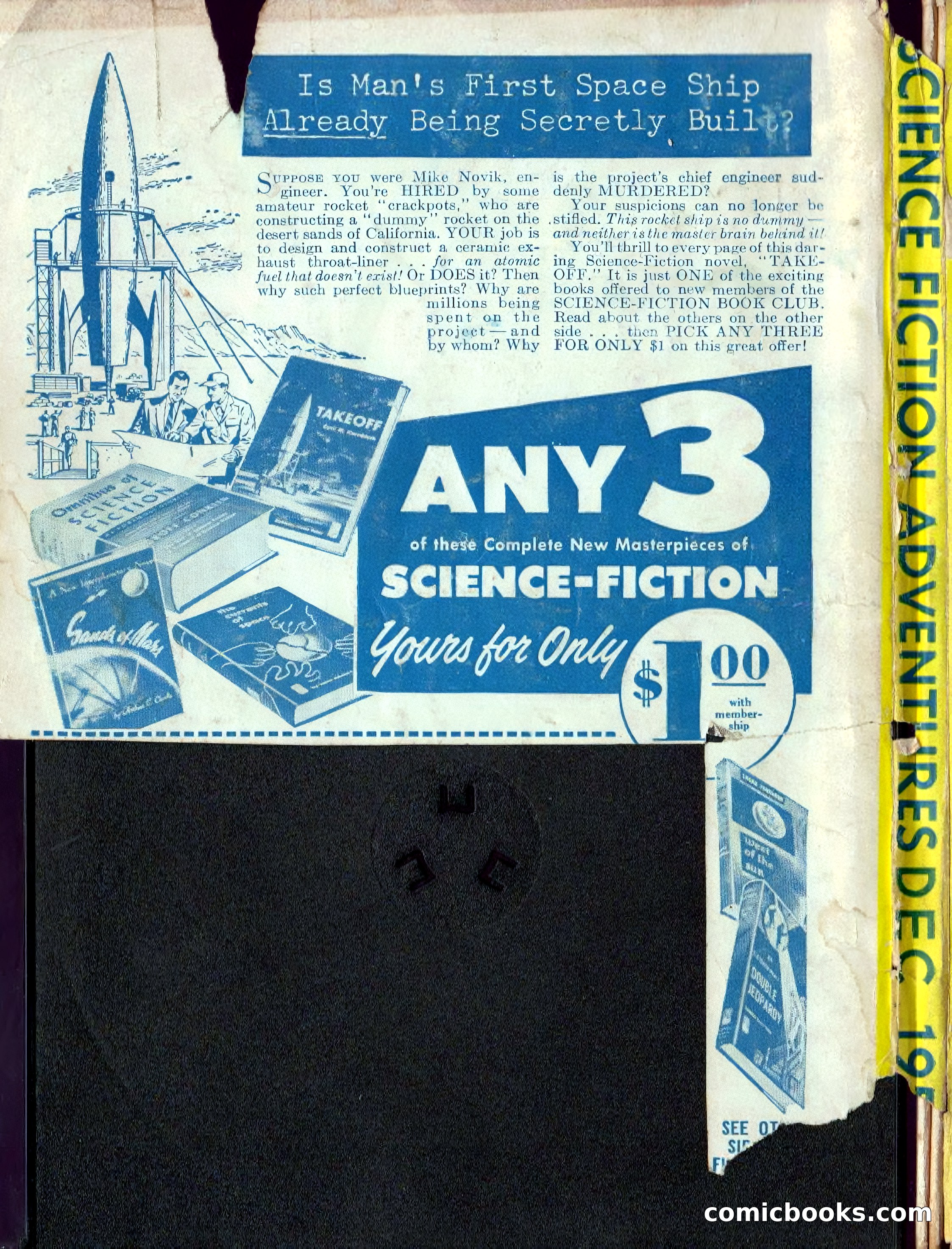 Science Fiction Adventures, December 1953 — page 164 of 164