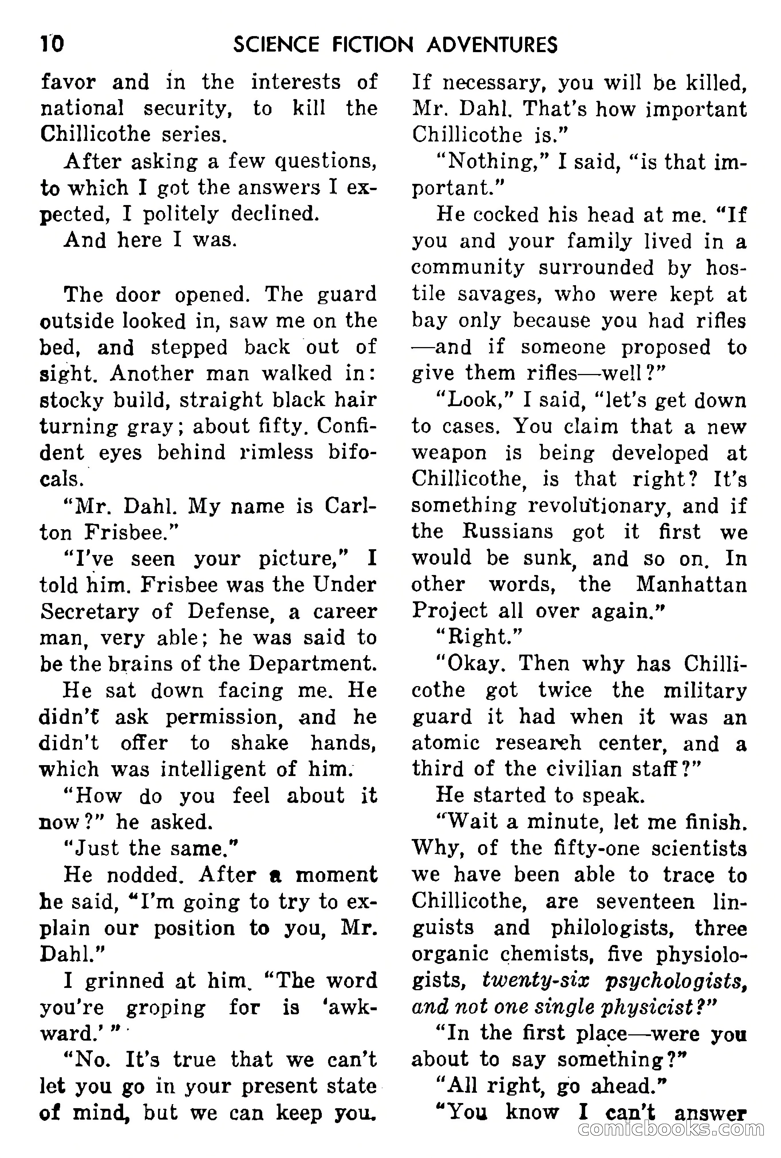 Science Fiction Adventures, May 1954 — page 13 of 166