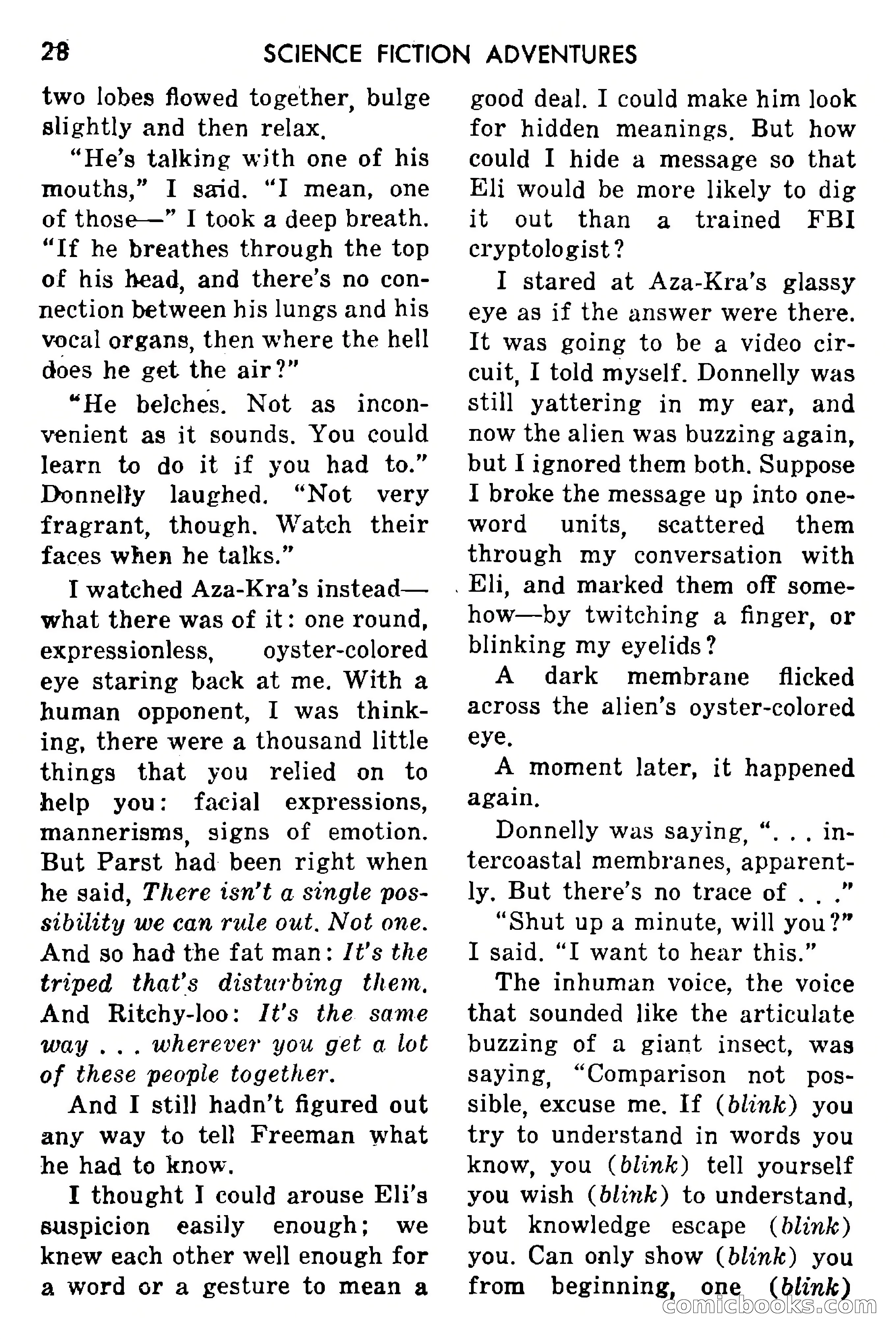 Science Fiction Adventures, May 1954 — page 31 of 166