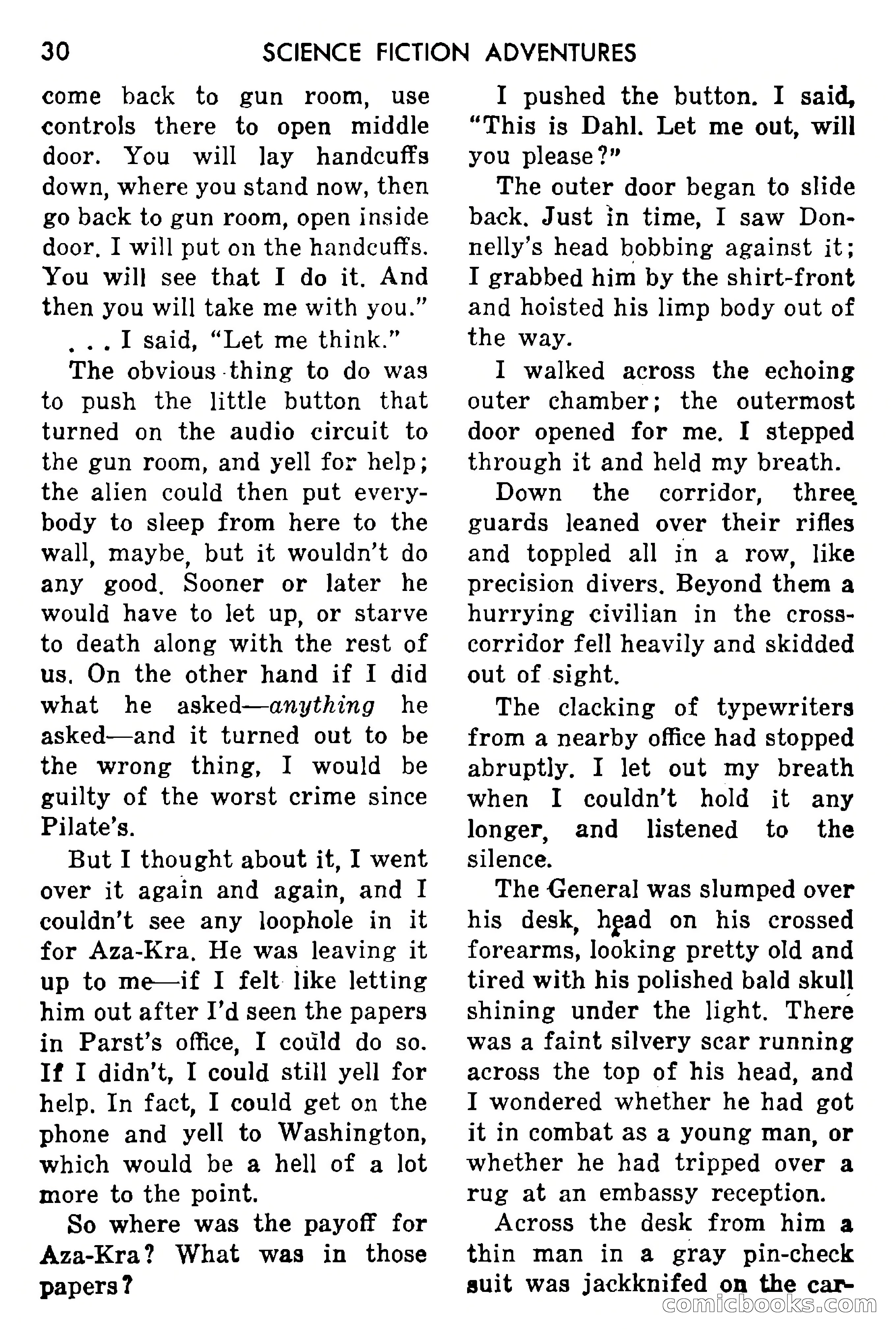 Science Fiction Adventures, May 1954 — page 33 of 166