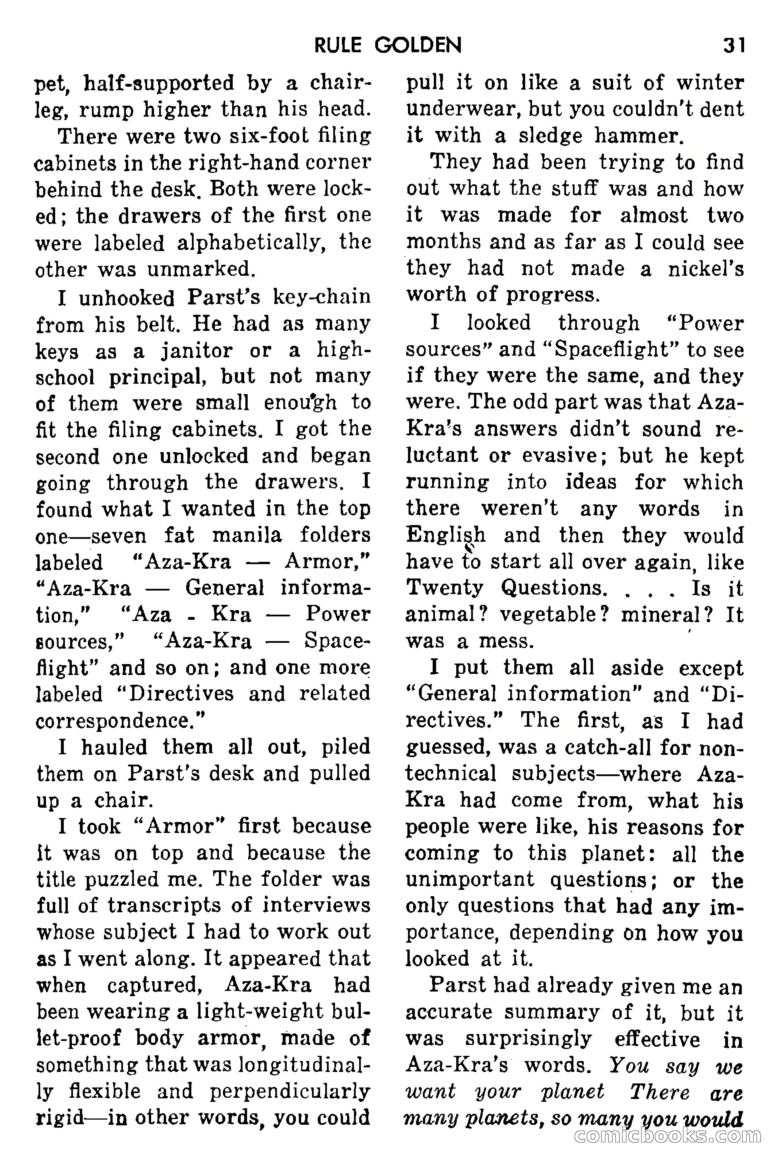 Science Fiction Adventures, May 1954 — page 34 of 166