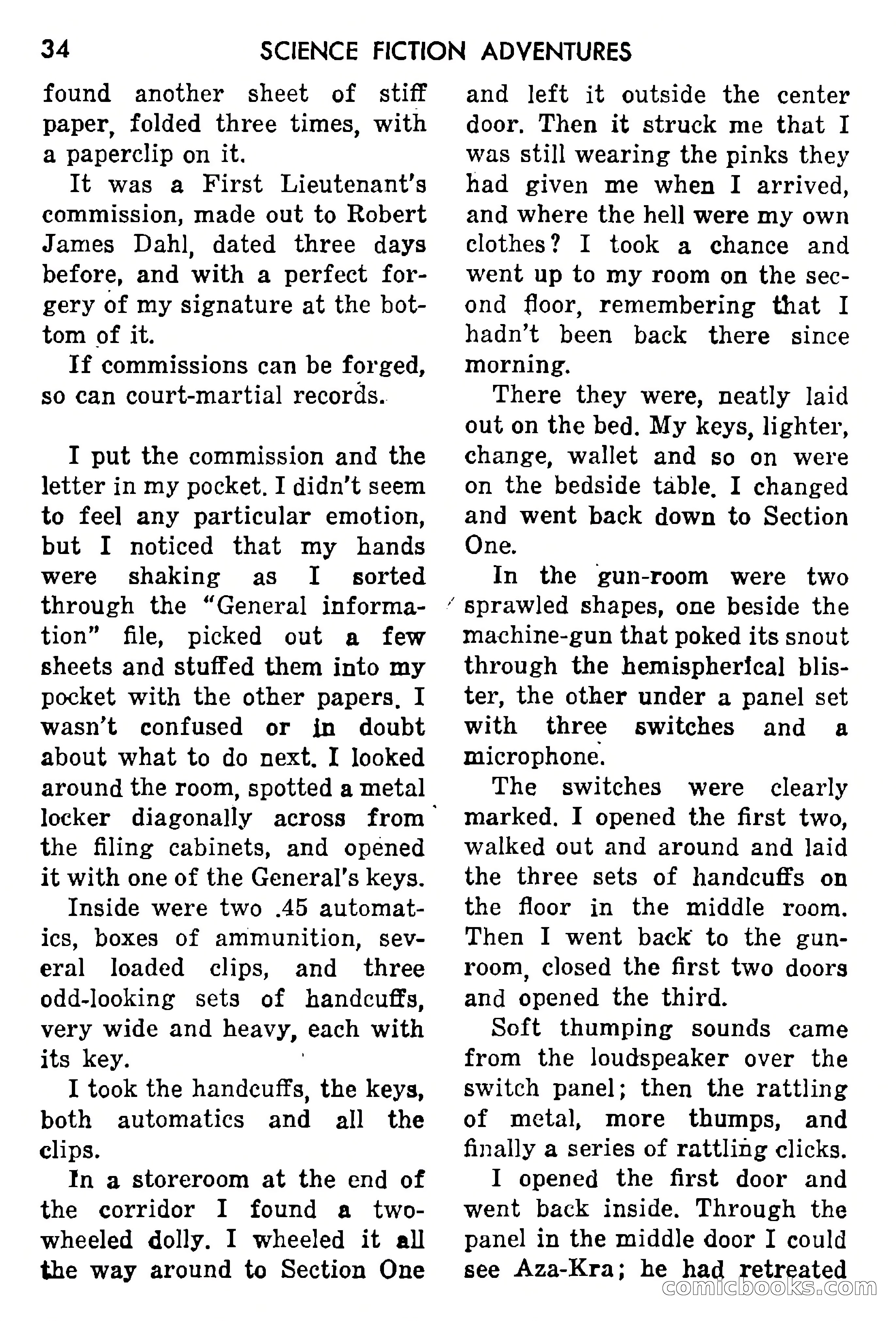 Science Fiction Adventures, May 1954 — page 37 of 166