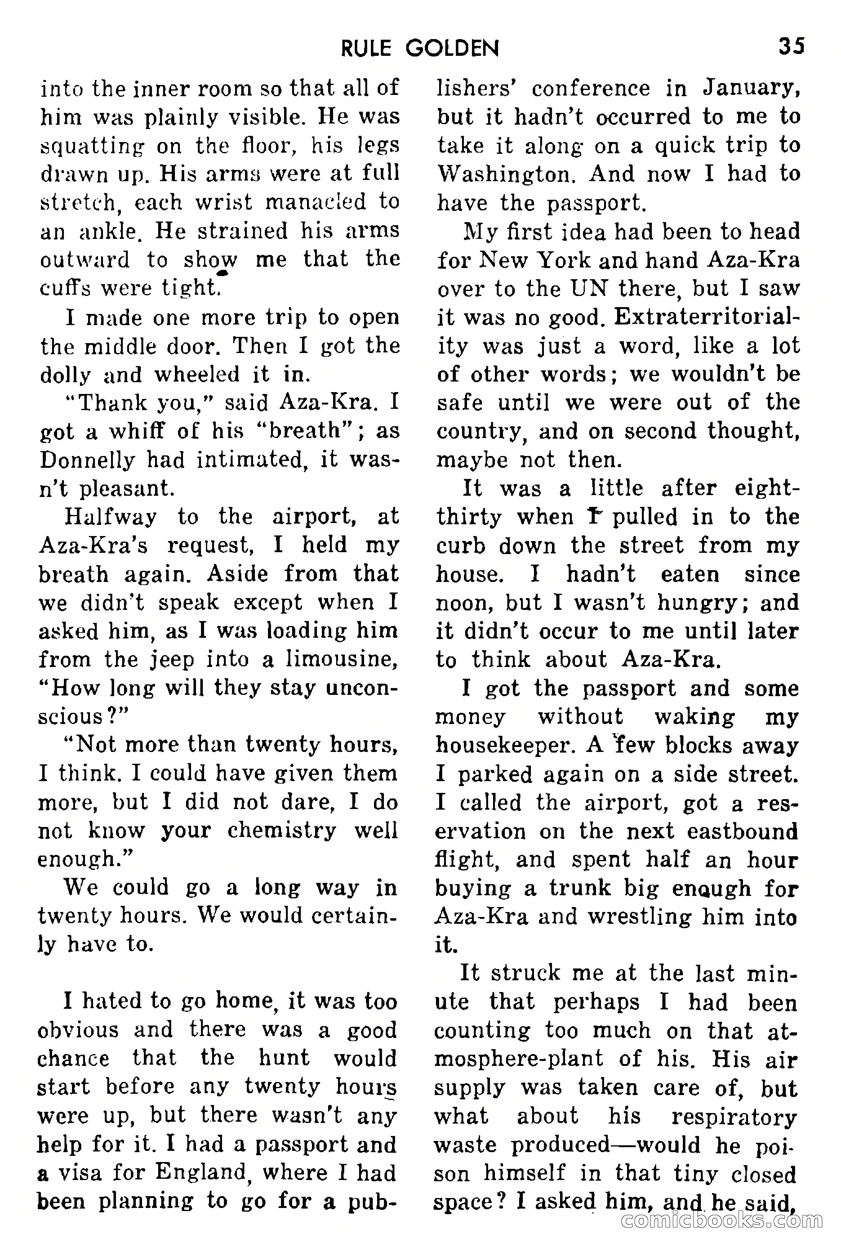 Science Fiction Adventures, May 1954 — page 38 of 166