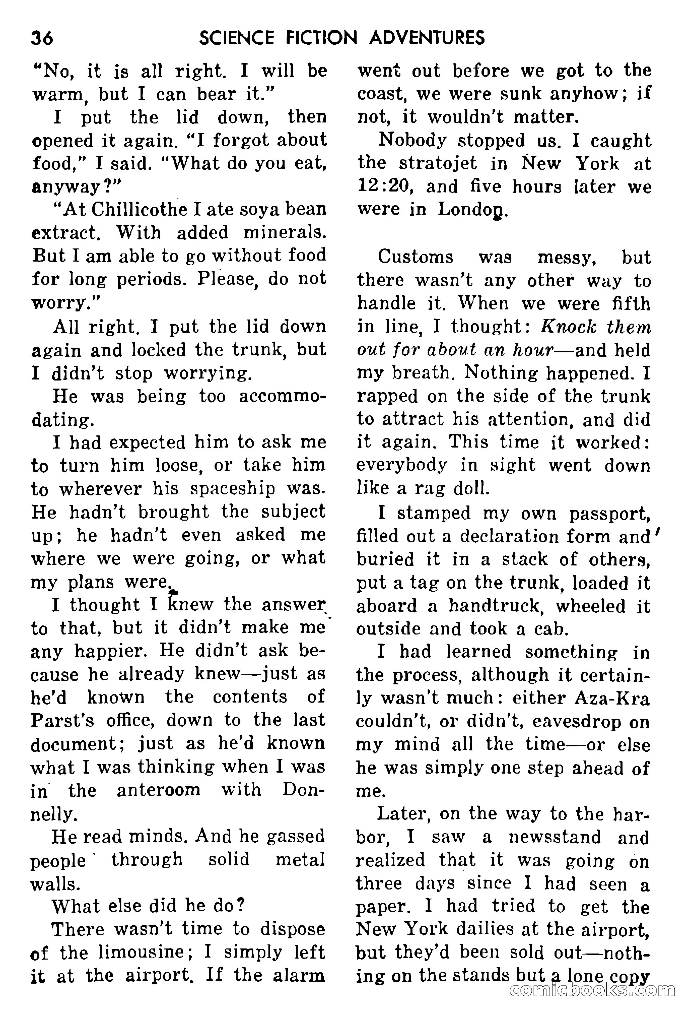 Science Fiction Adventures, May 1954 — page 39 of 166