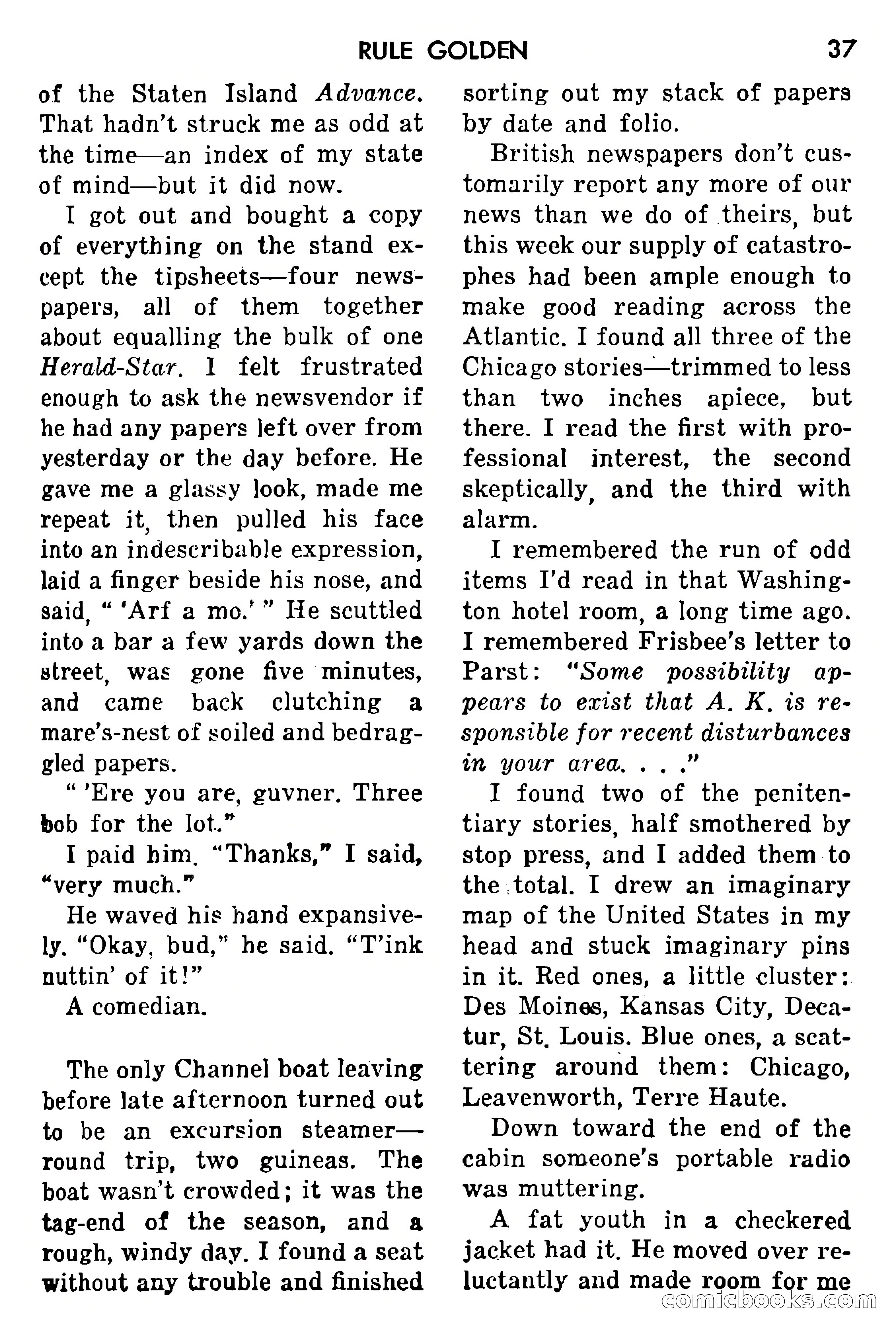 Science Fiction Adventures, May 1954 — page 40 of 166