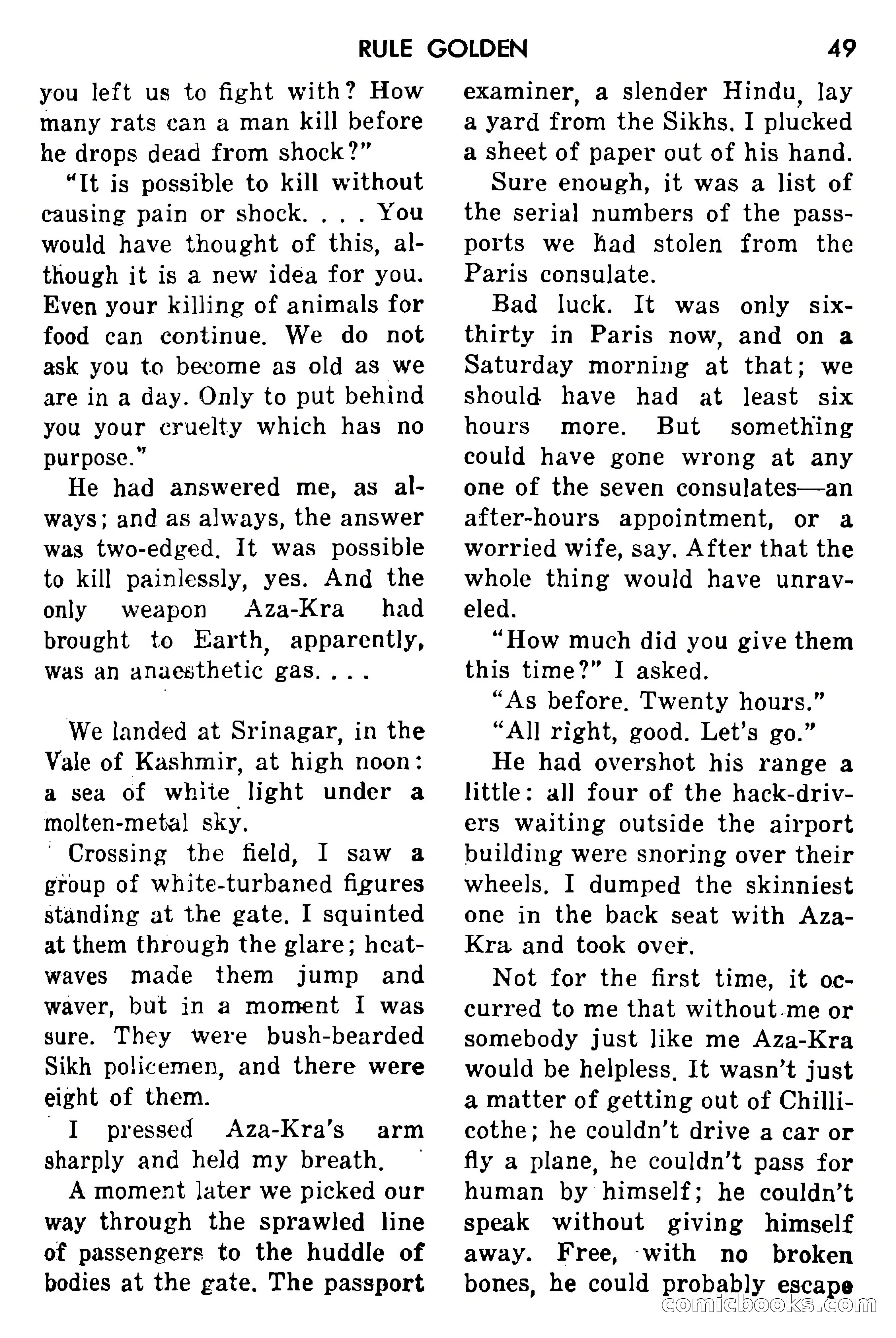 Science Fiction Adventures, May 1954 — page 52 of 166