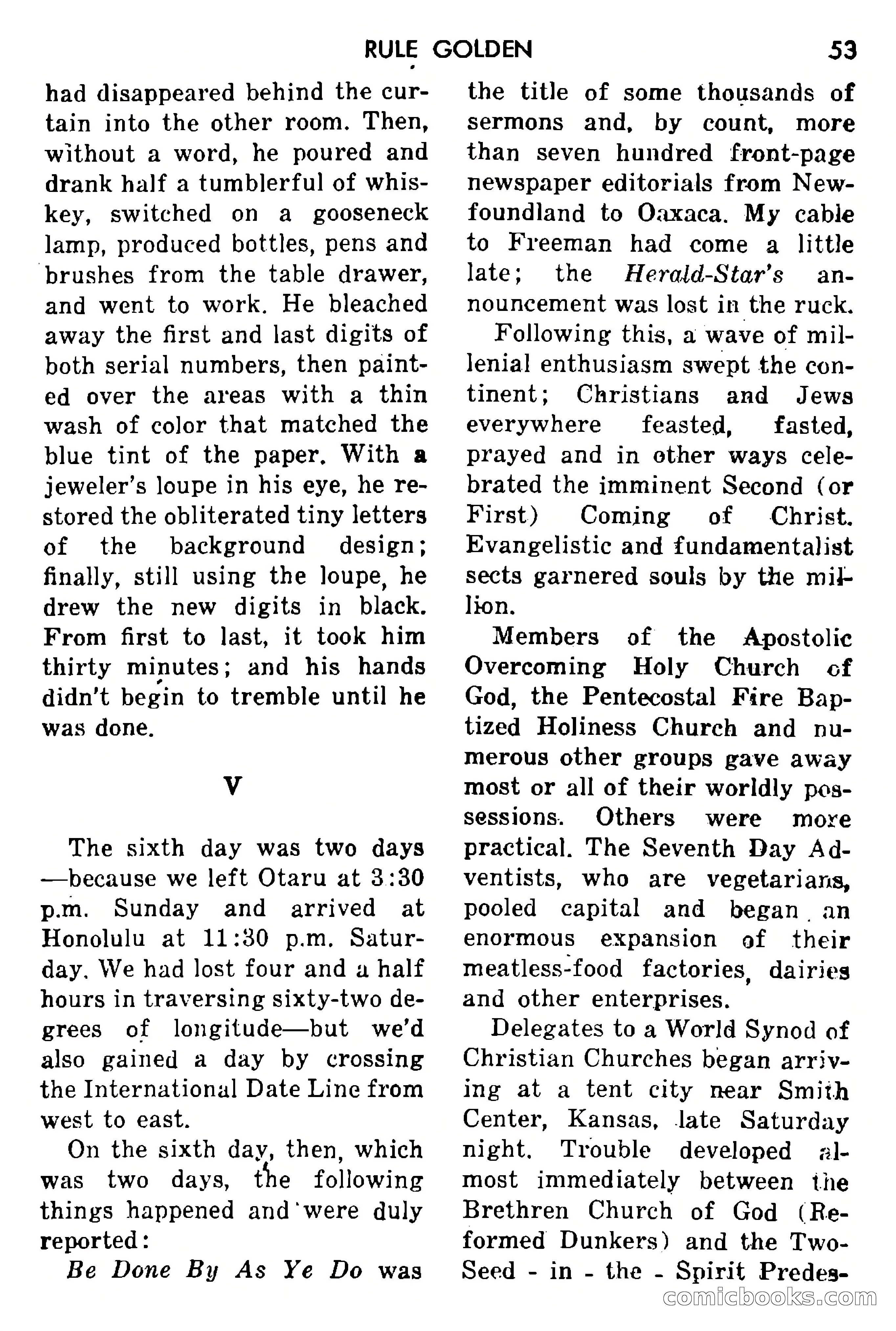 Science Fiction Adventures, May 1954 — page 56 of 166