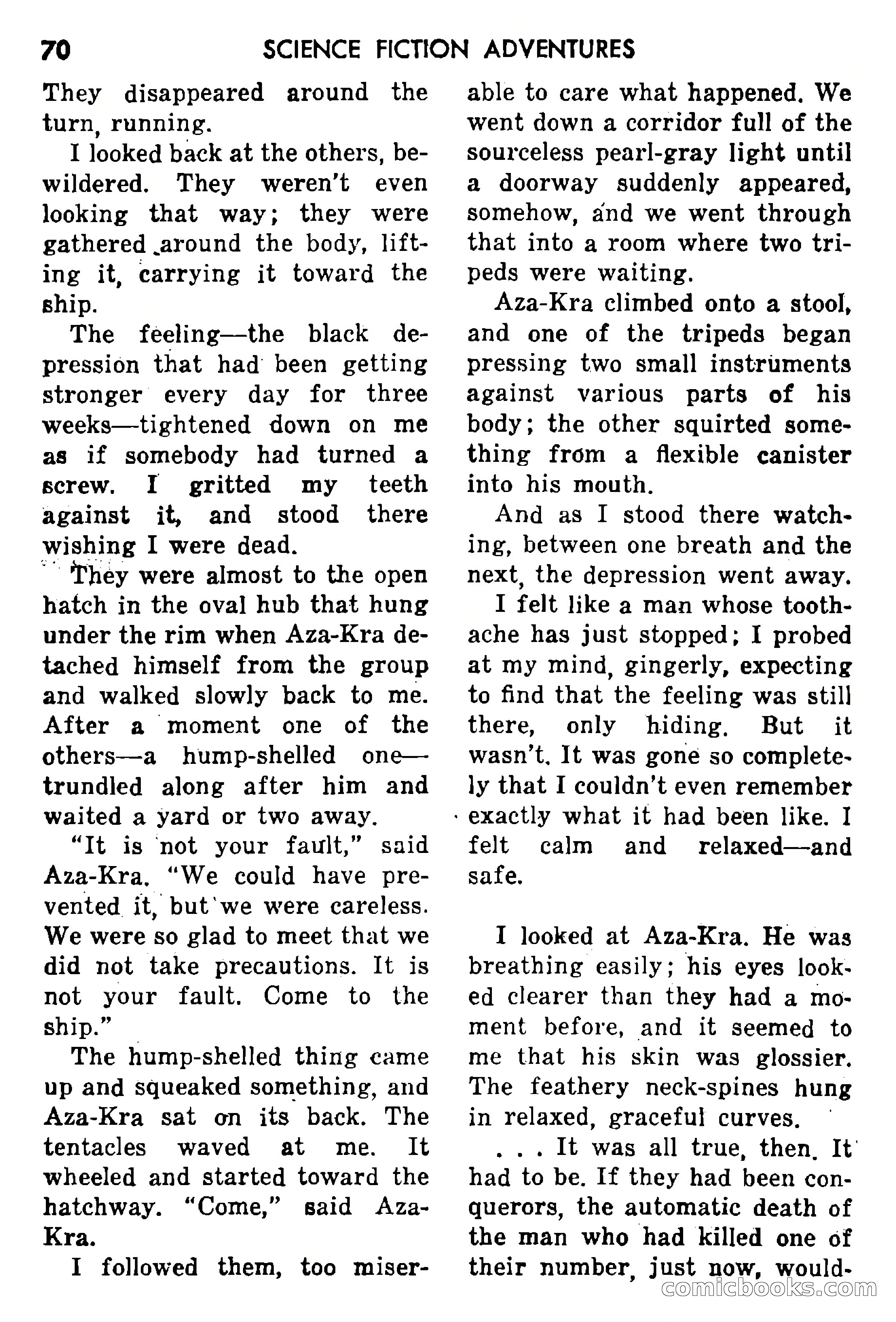 Science Fiction Adventures, May 1954 — page 73 of 166
