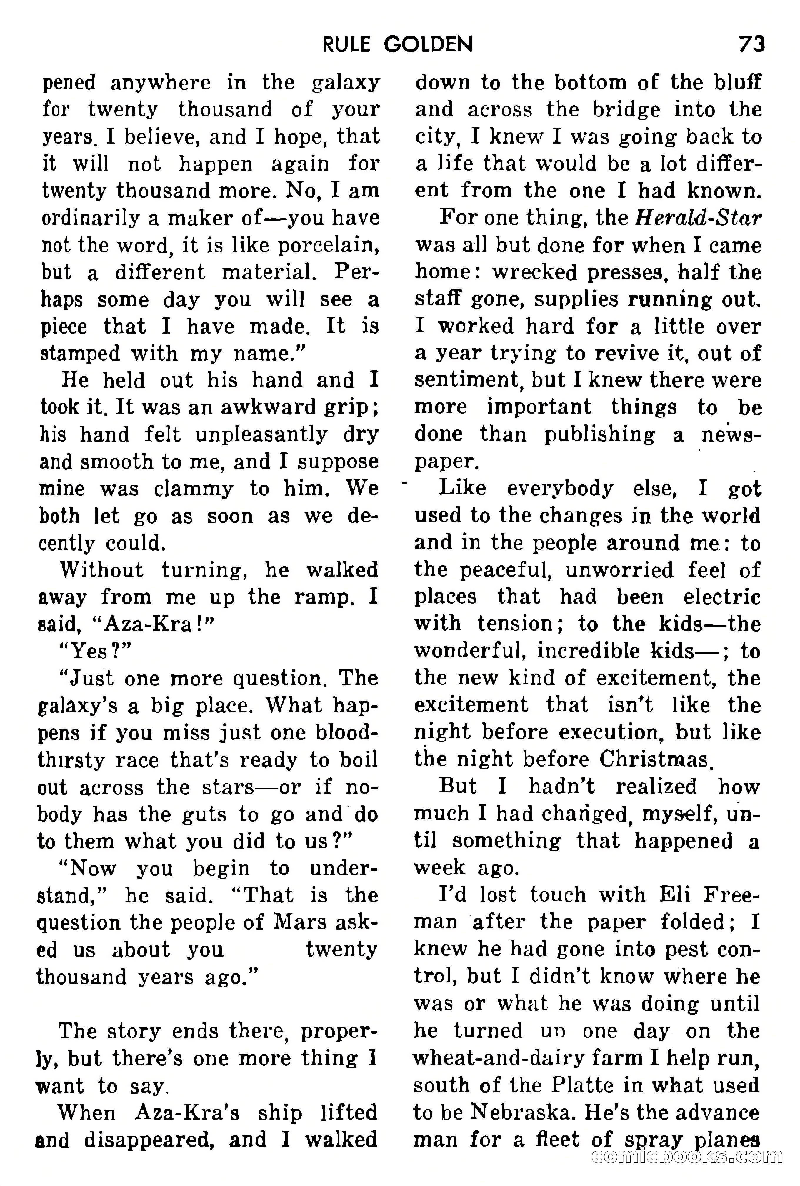 Science Fiction Adventures, May 1954 — page 76 of 166