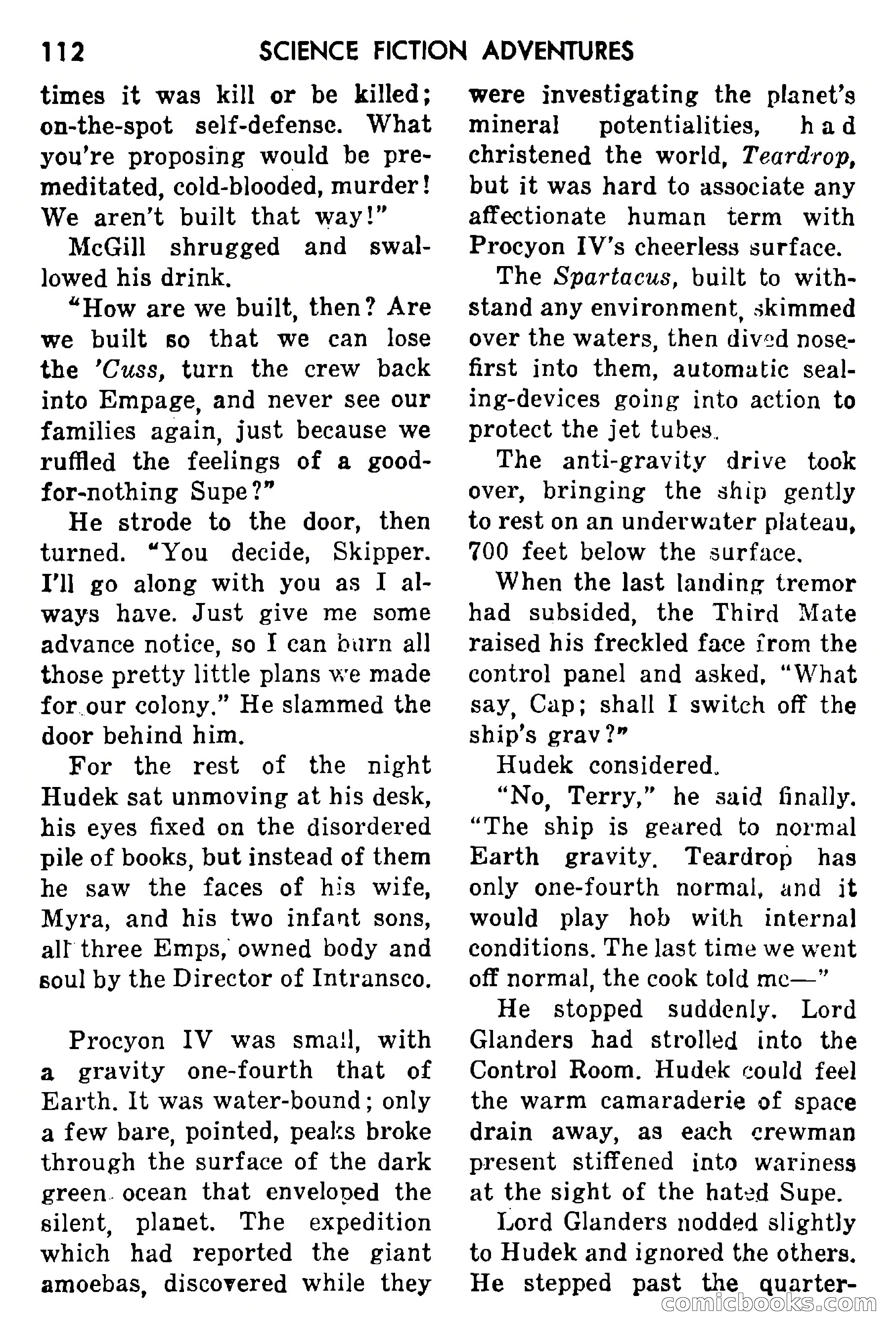 Science Fiction Adventures, May 1954 — page 115 of 166
