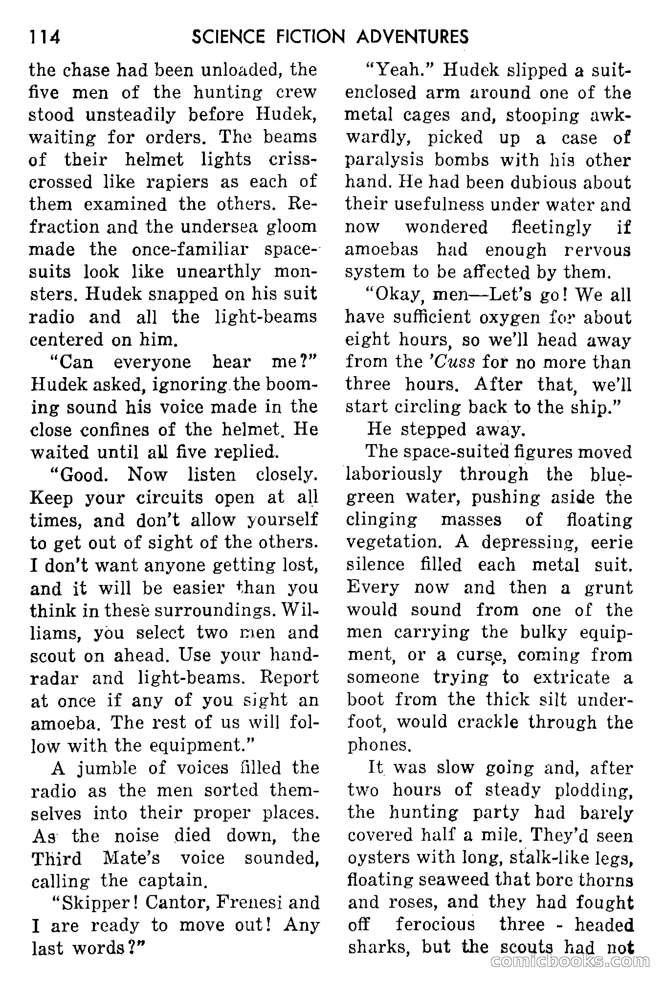 Science Fiction Adventures, May 1954 — page 117 of 166