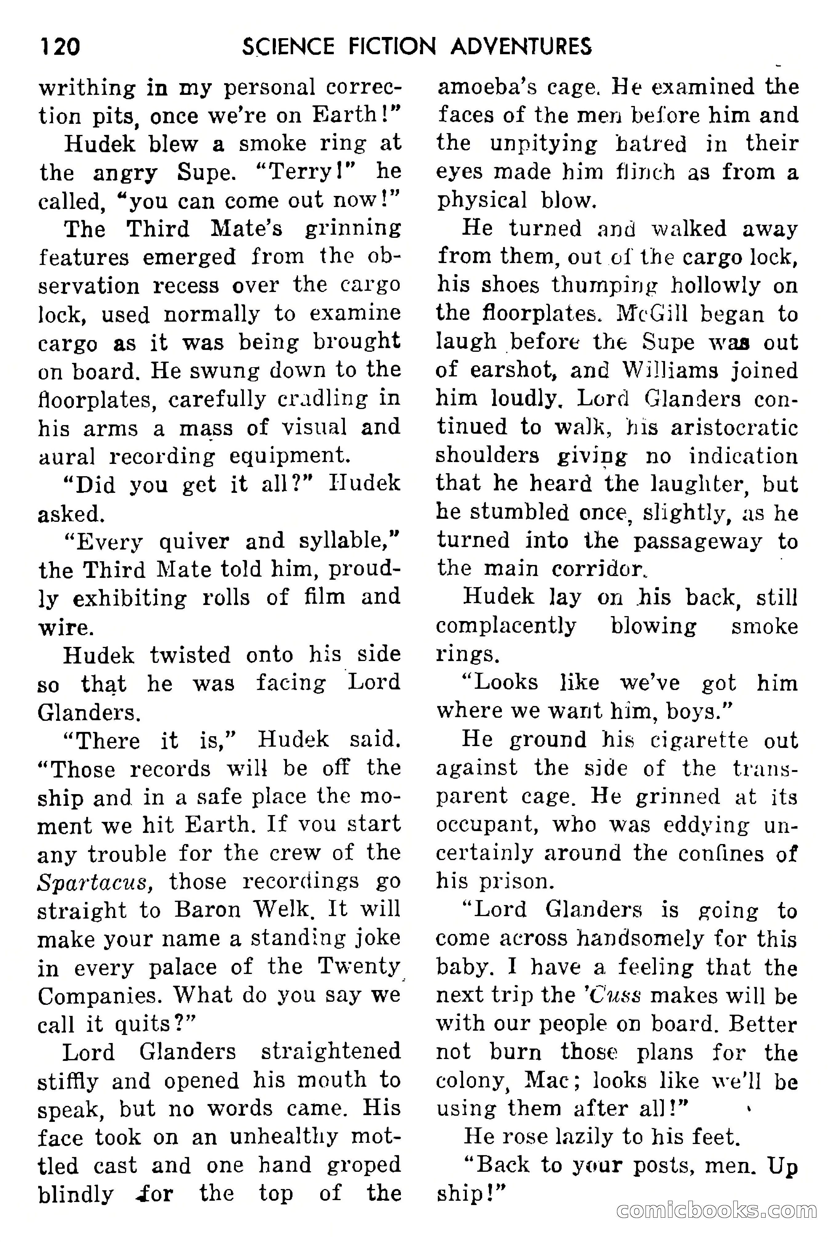 Science Fiction Adventures, May 1954 — page 123 of 166