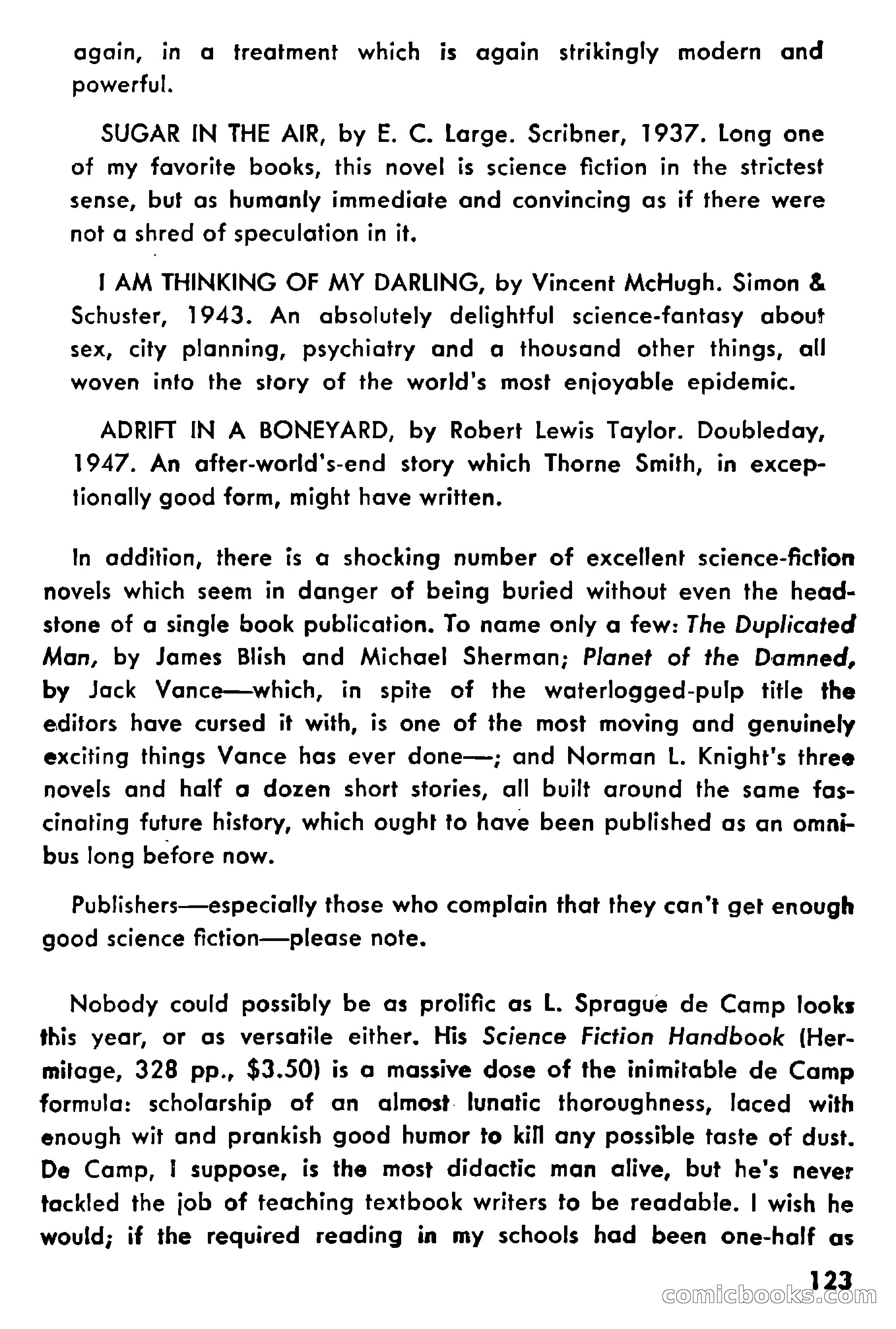 Science Fiction Adventures, May 1954 — page 126 of 166