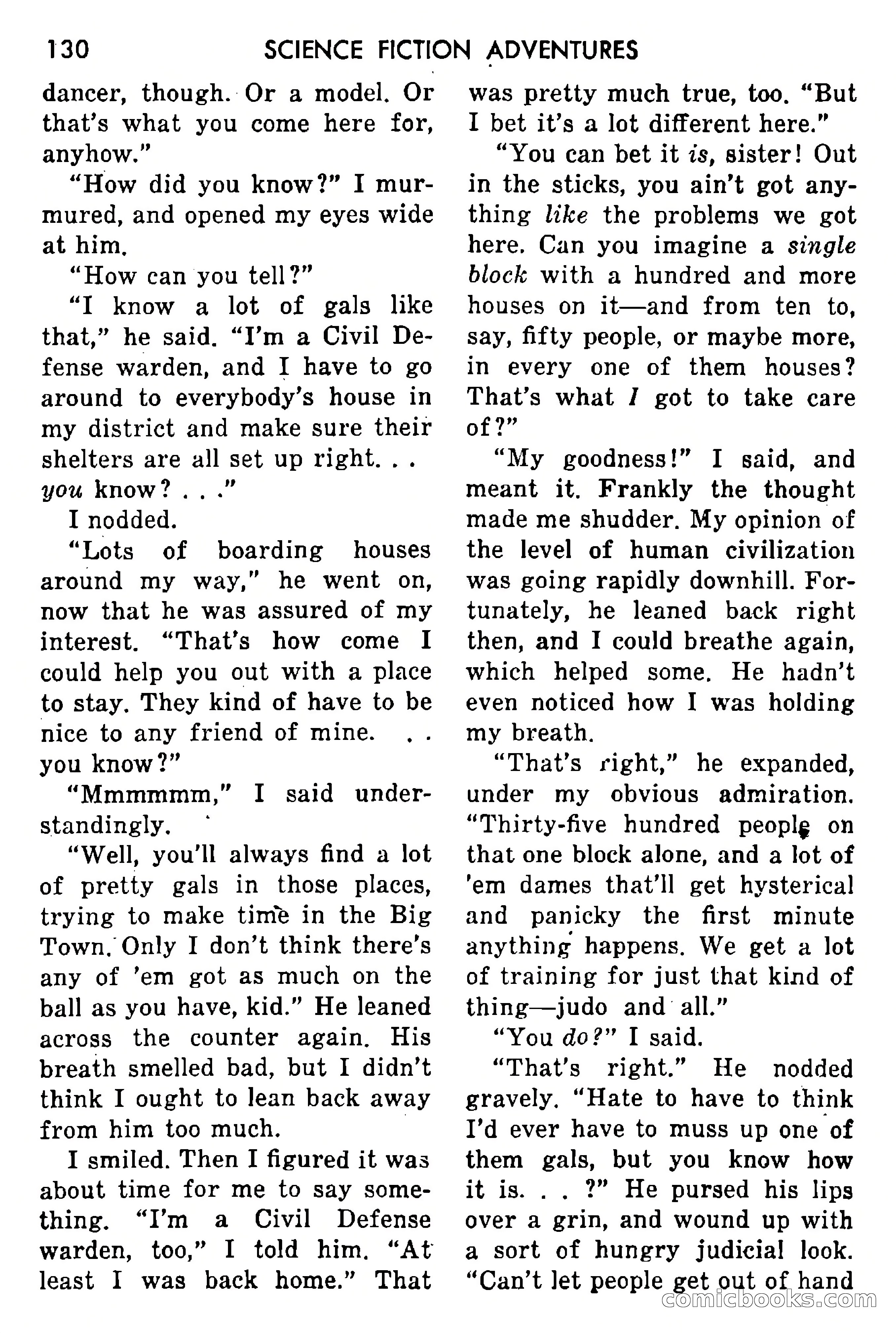 Science Fiction Adventures, May 1954 — page 133 of 166