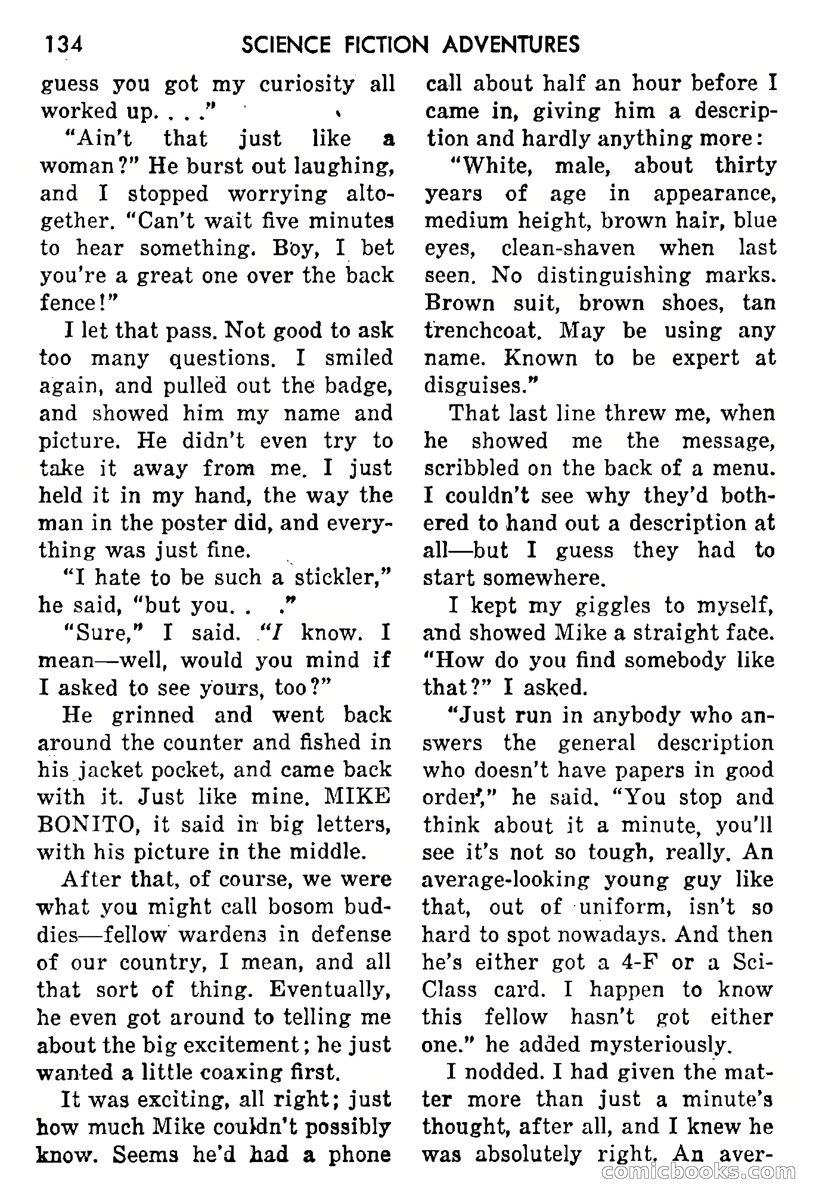 Science Fiction Adventures, May 1954 — page 137 of 166