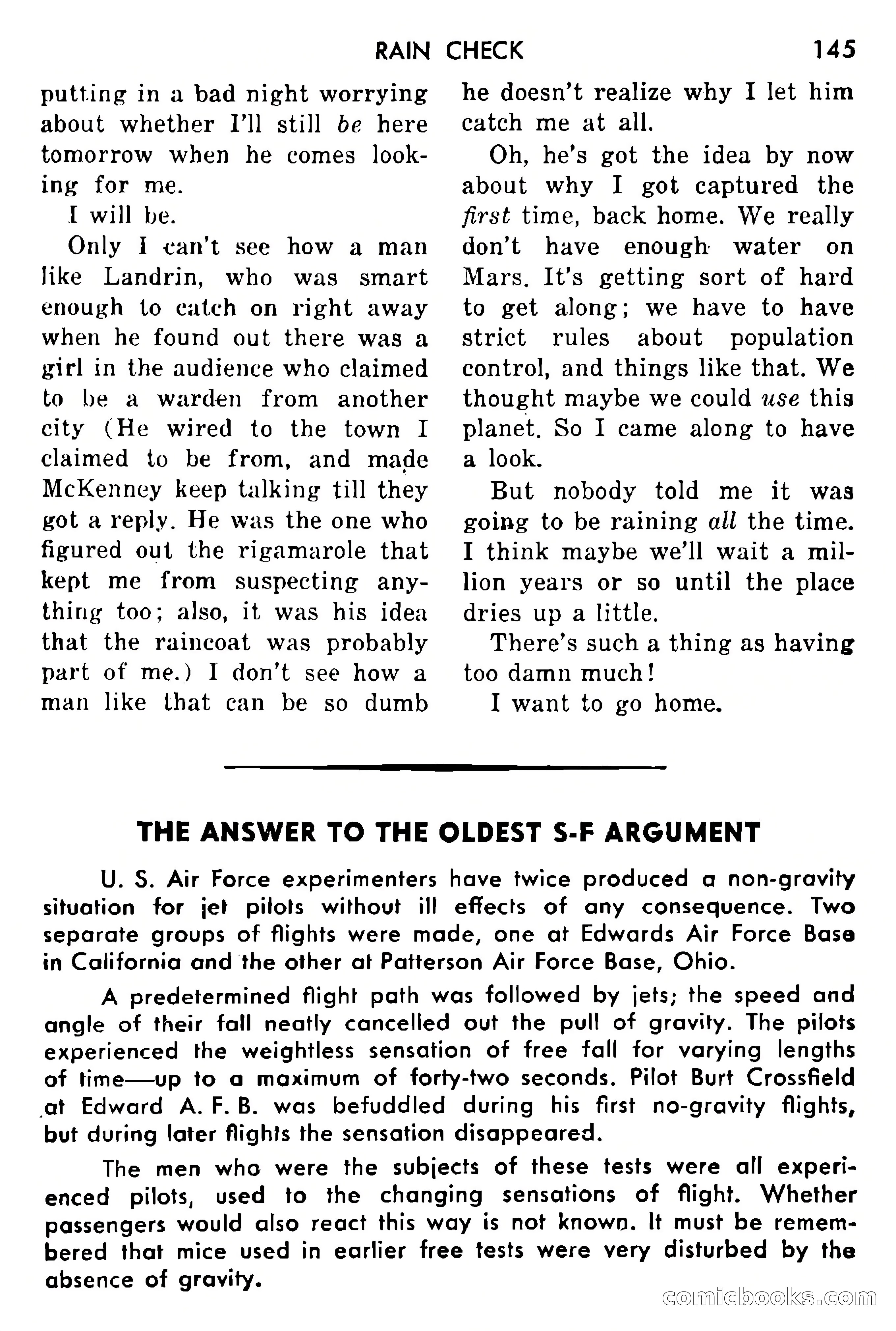 Science Fiction Adventures, May 1954 — page 148 of 166