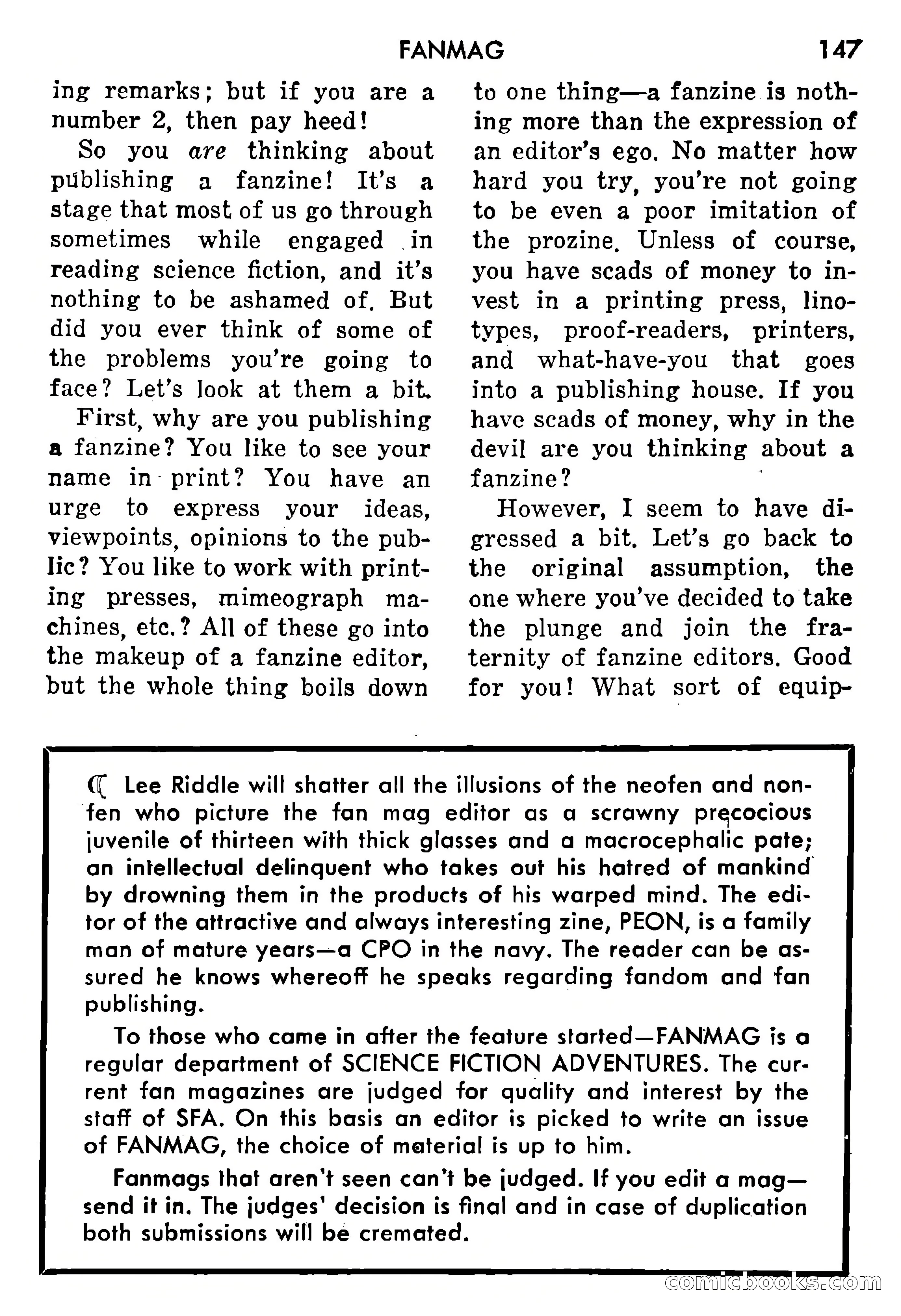 Science Fiction Adventures, May 1954 — page 150 of 166