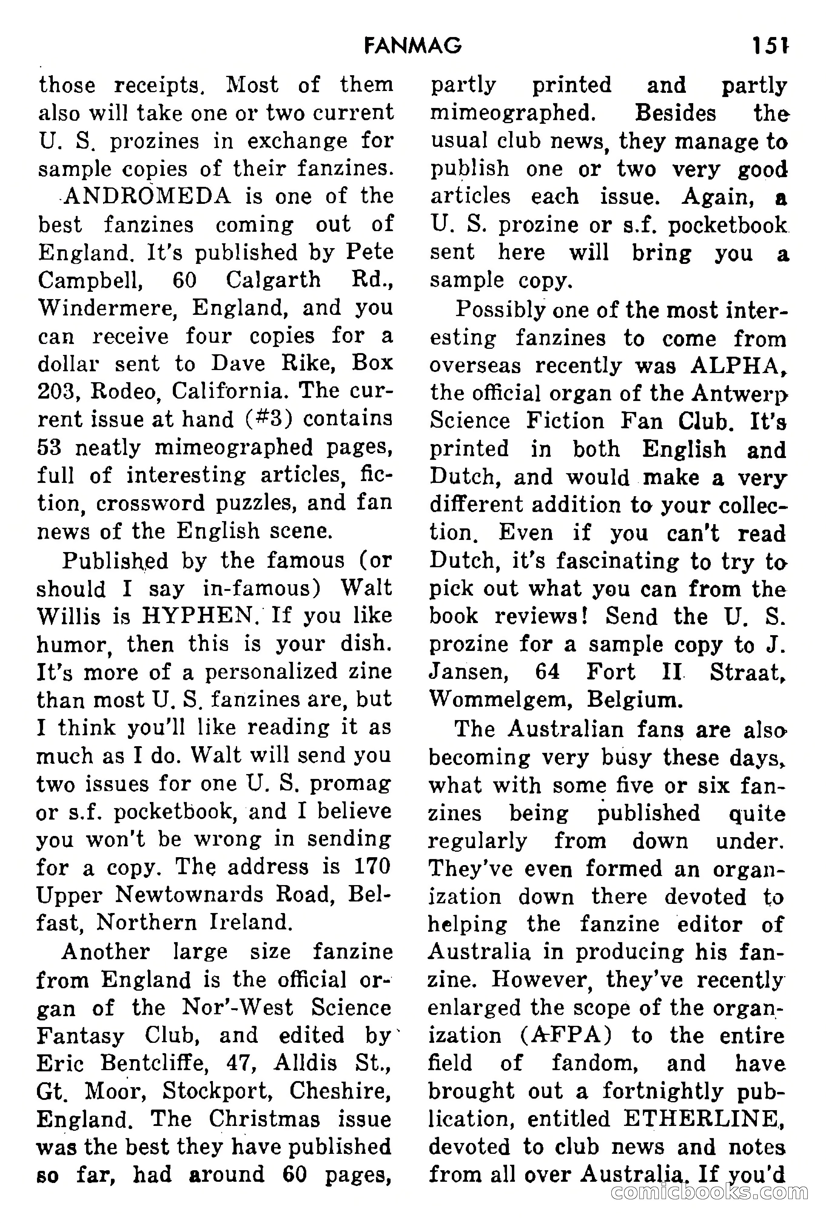 Science Fiction Adventures, May 1954 — page 154 of 166