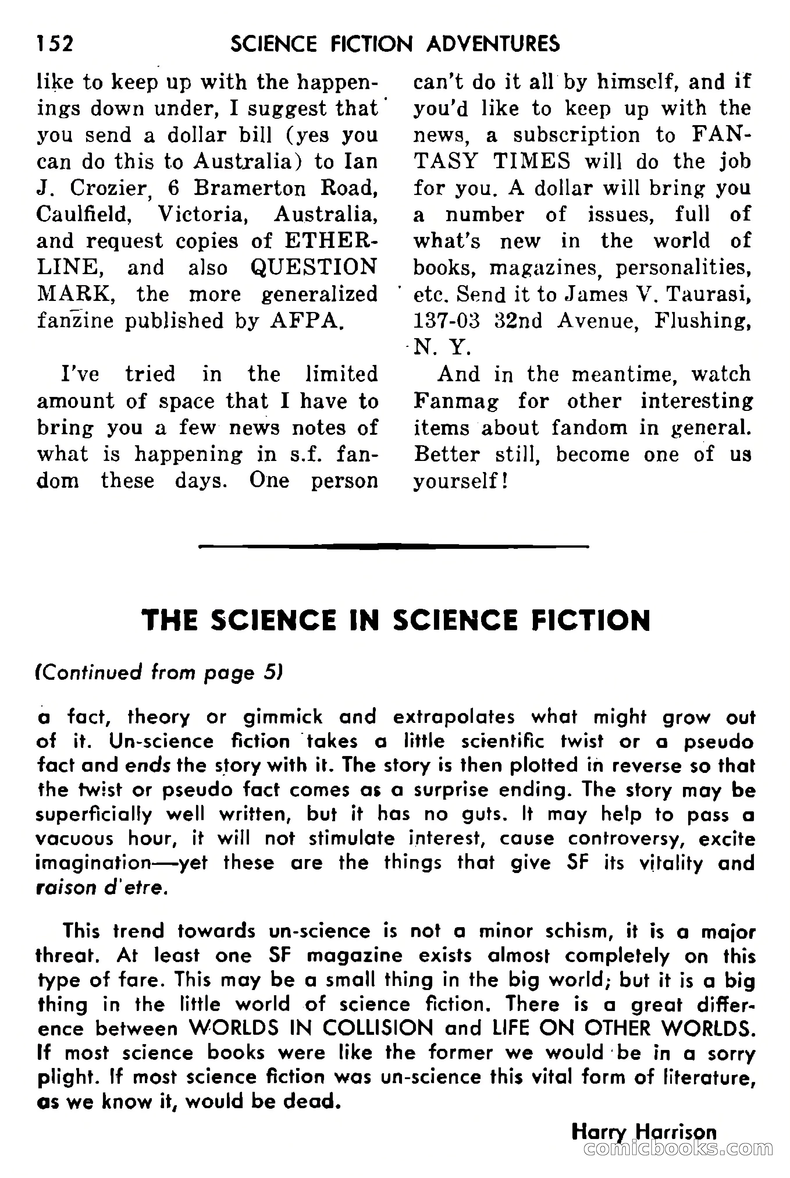 Science Fiction Adventures, May 1954 — page 155 of 166