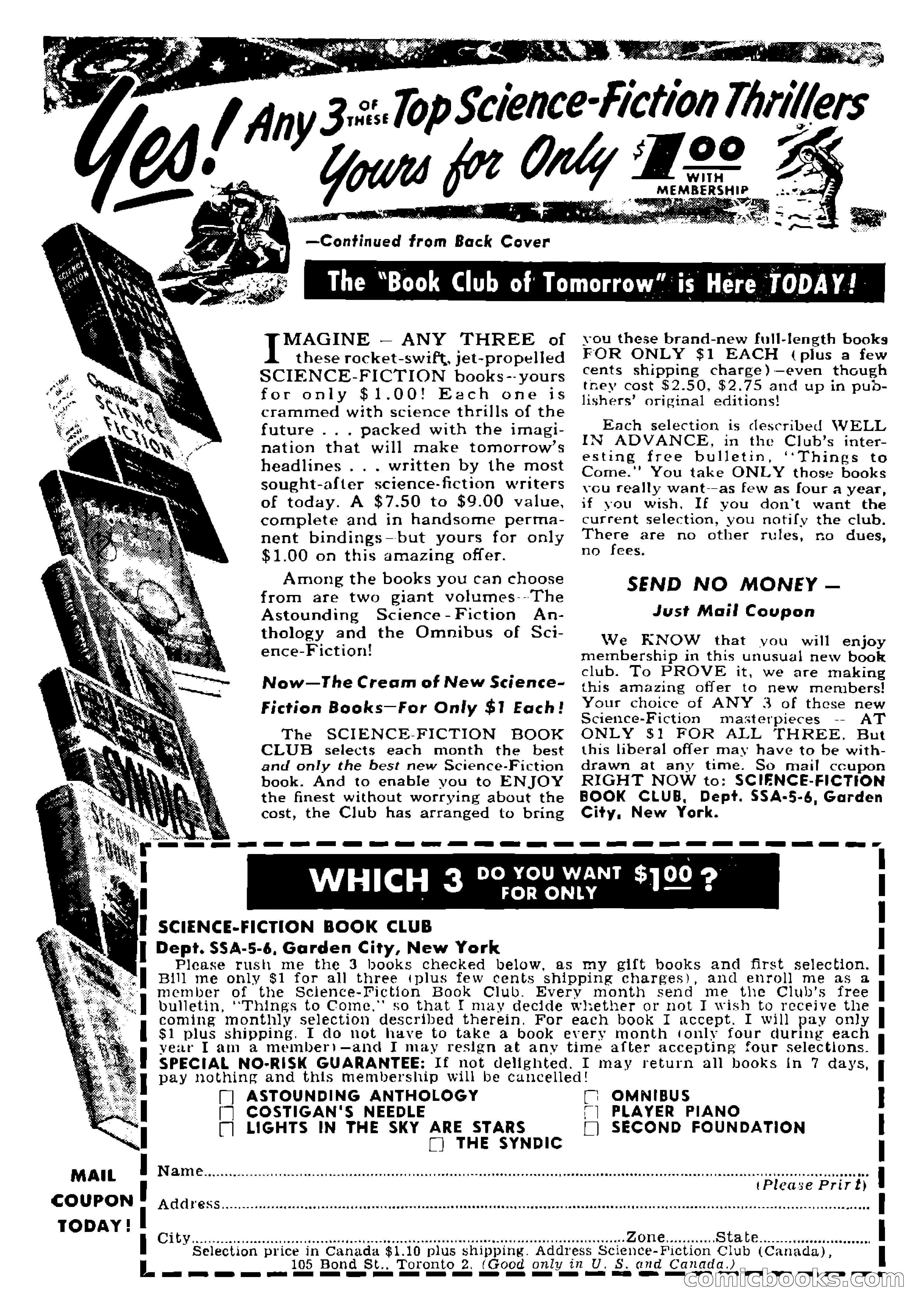 Science Fiction Adventures, May 1954 — page 164 of 166