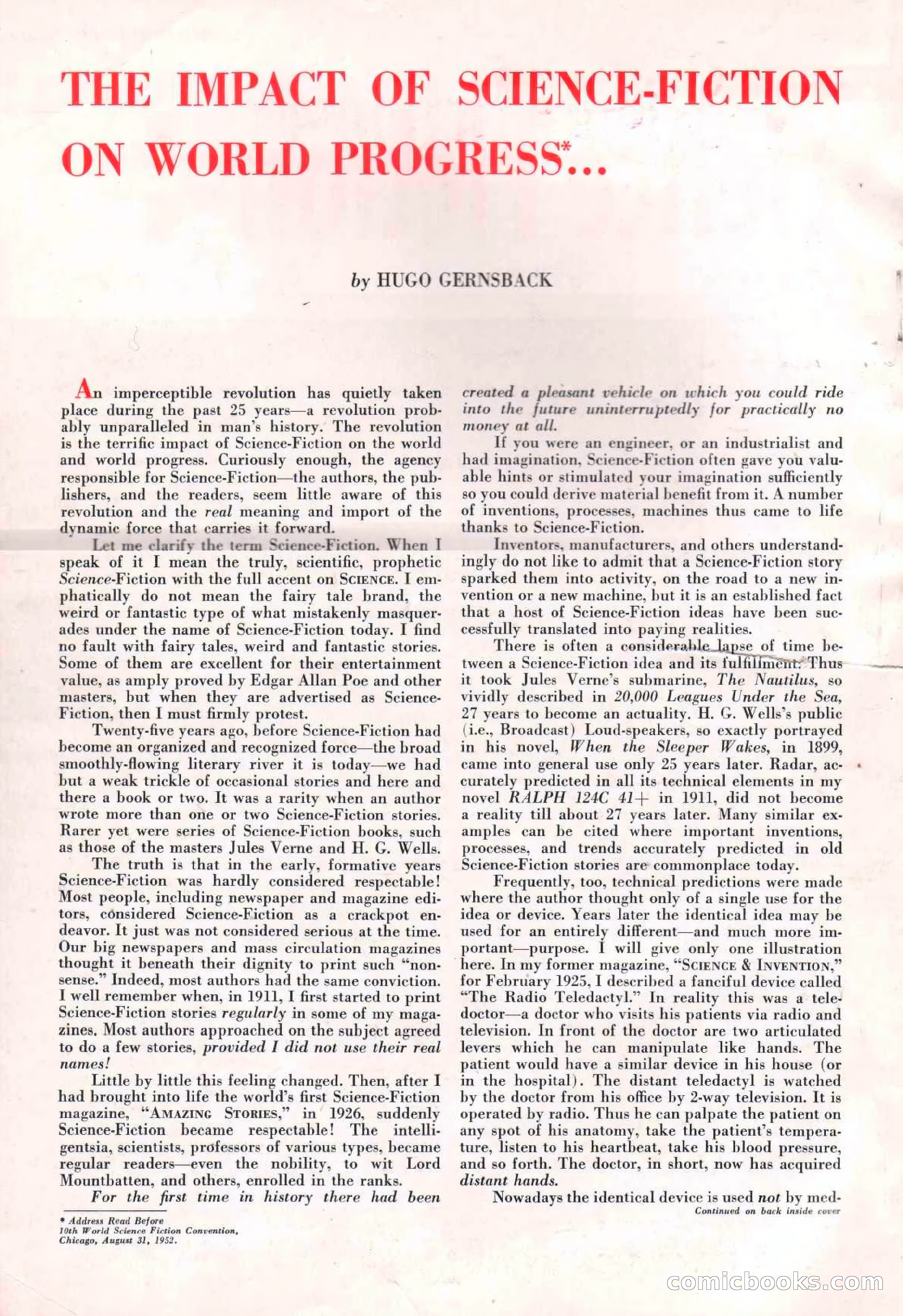 Science-Fiction Plus, March 1953 — page 2 of 68