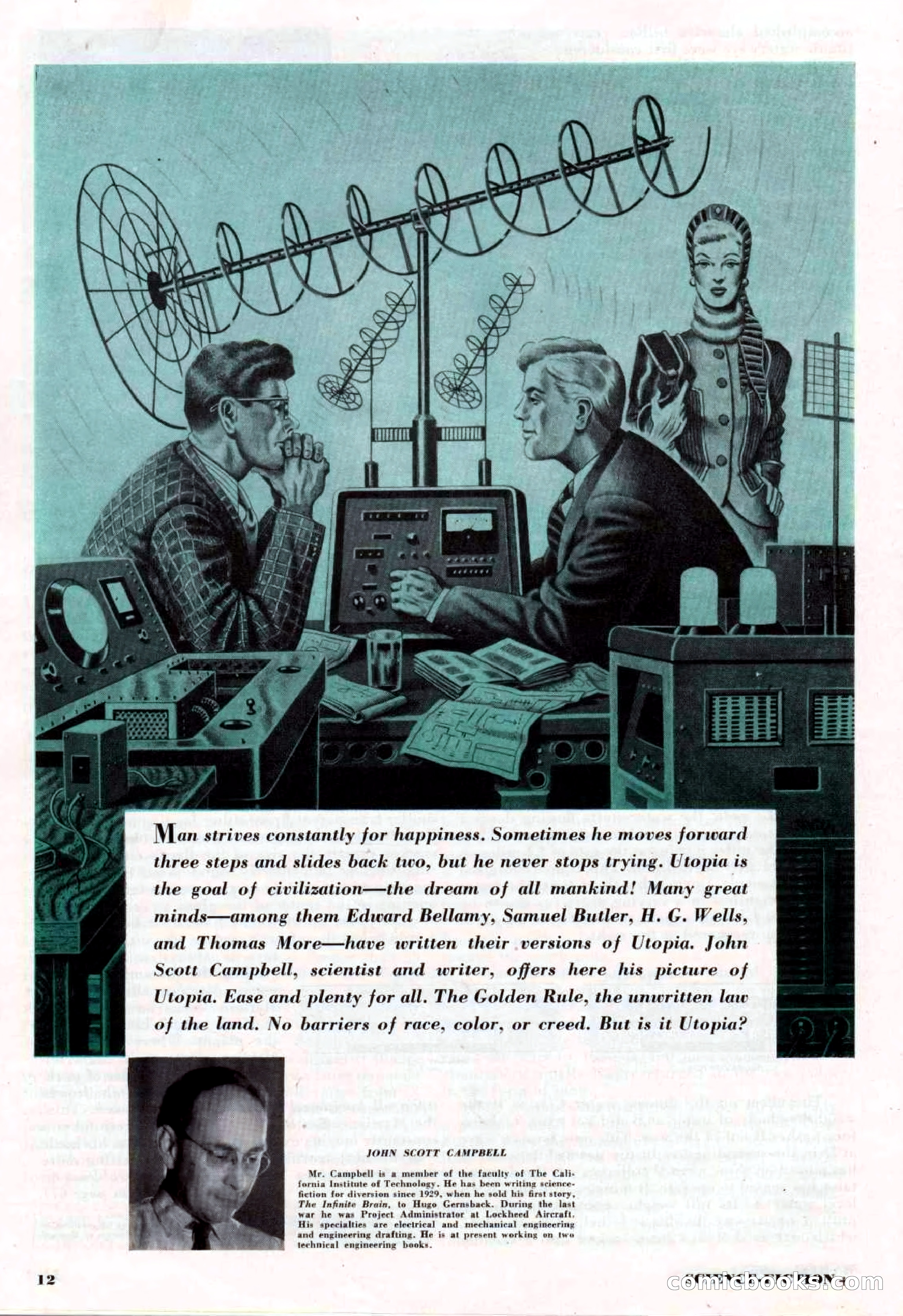 Science-Fiction Plus, March 1953 — page 12 of 68