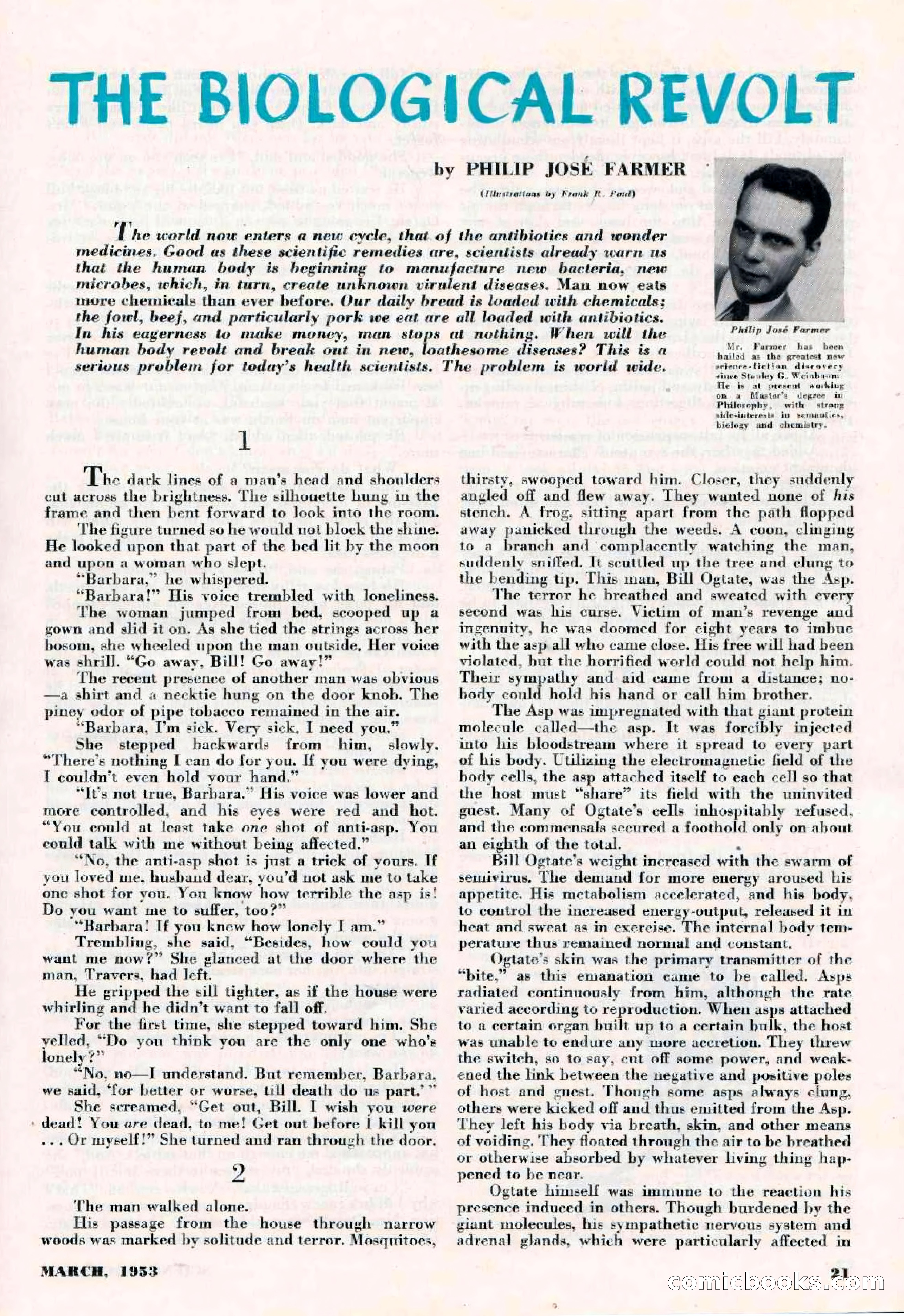 Science-Fiction Plus, March 1953 — page 21 of 68